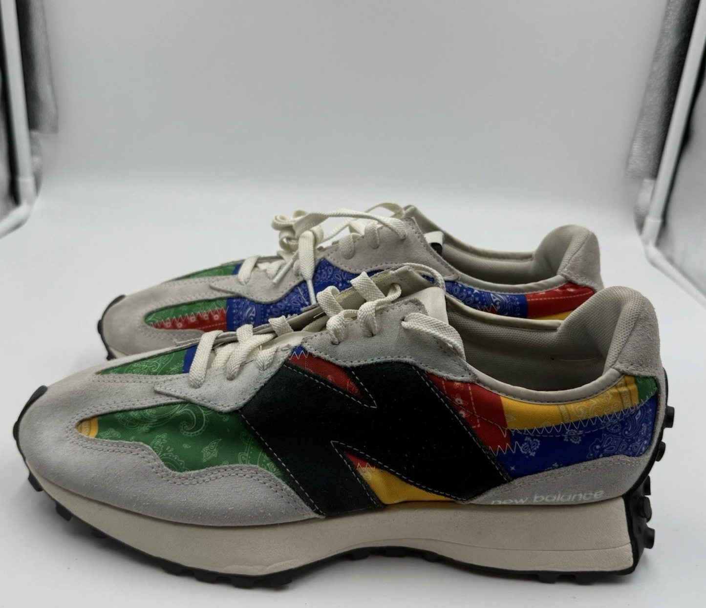 Size 11 - New Balance Shoe Palace x 327 Unity Pack - Patchwork Bandana