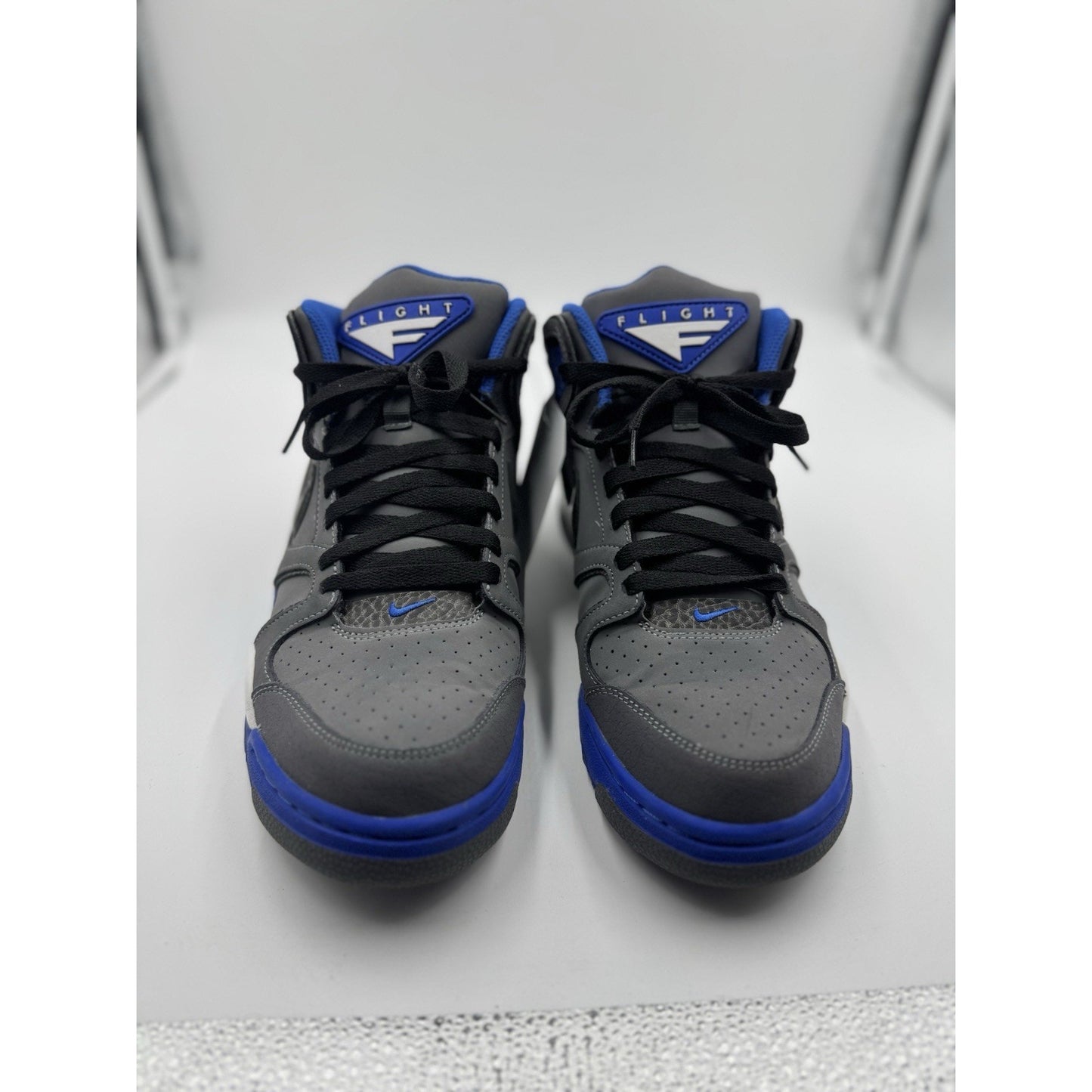 Size 10 - Nike Air Flight Falcon Dark Grey Royal BS695