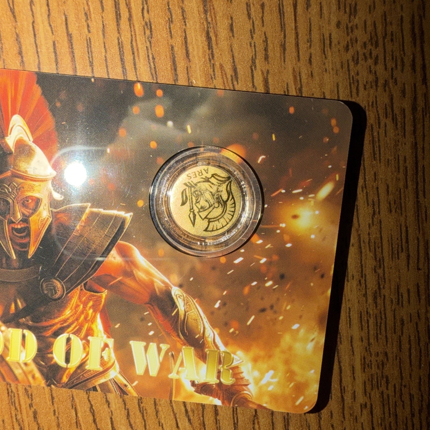 1/1000 Gold God Of War Gold Coin - 50 Cents - 9,999 Minted