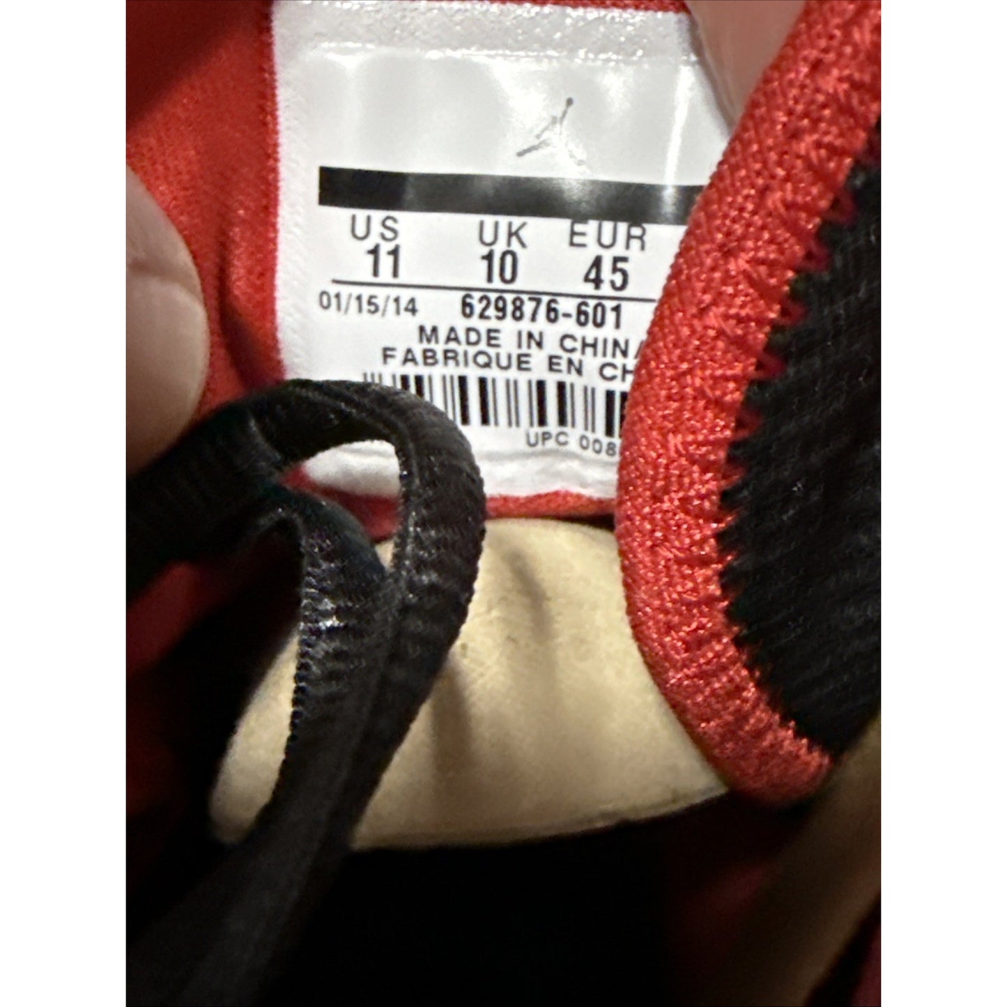 Size 11 - Air Jordan Melo M10 Red