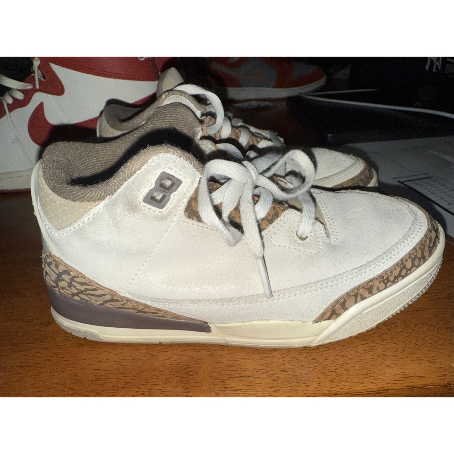 Size 4.5 (GS) - Jordan 3 Retro Mid Palomino NBS115