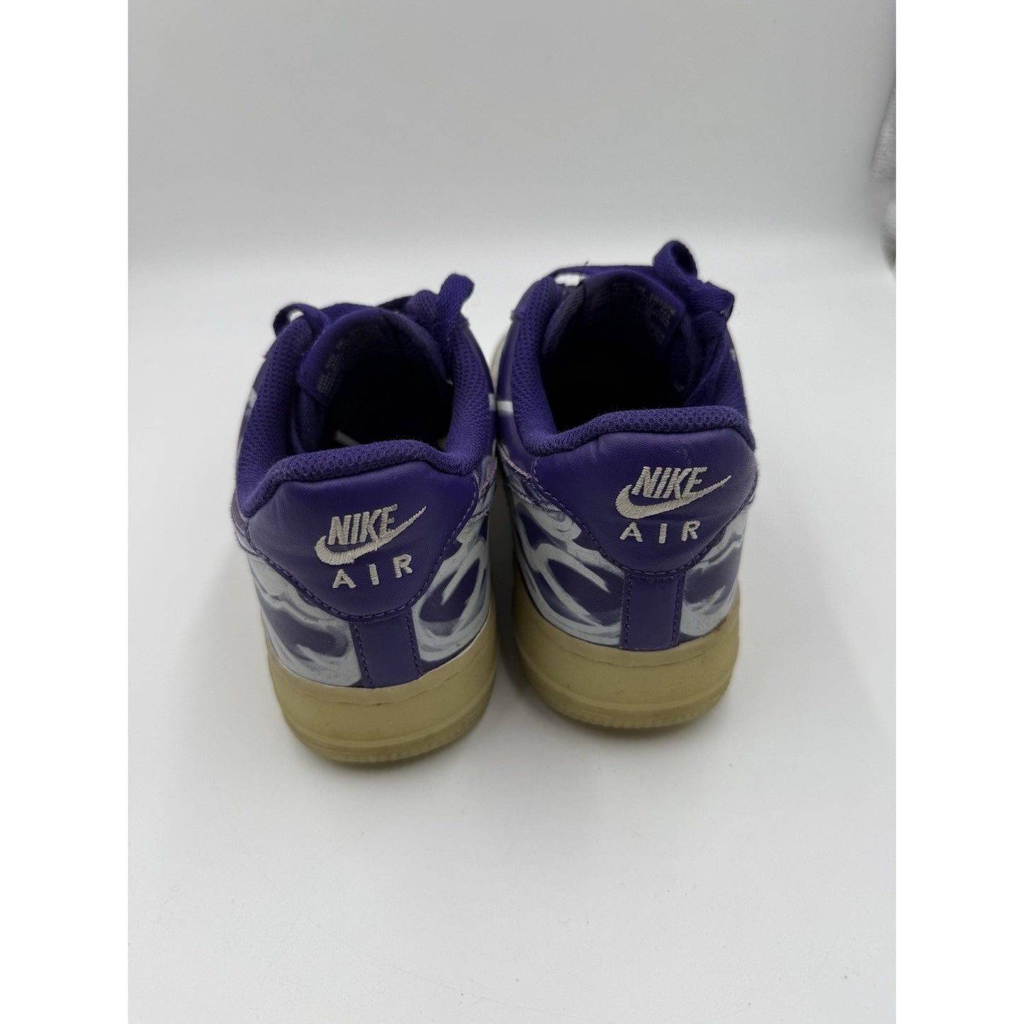 Size 5 - Nike Air Force 1 Low Purple Skeleton