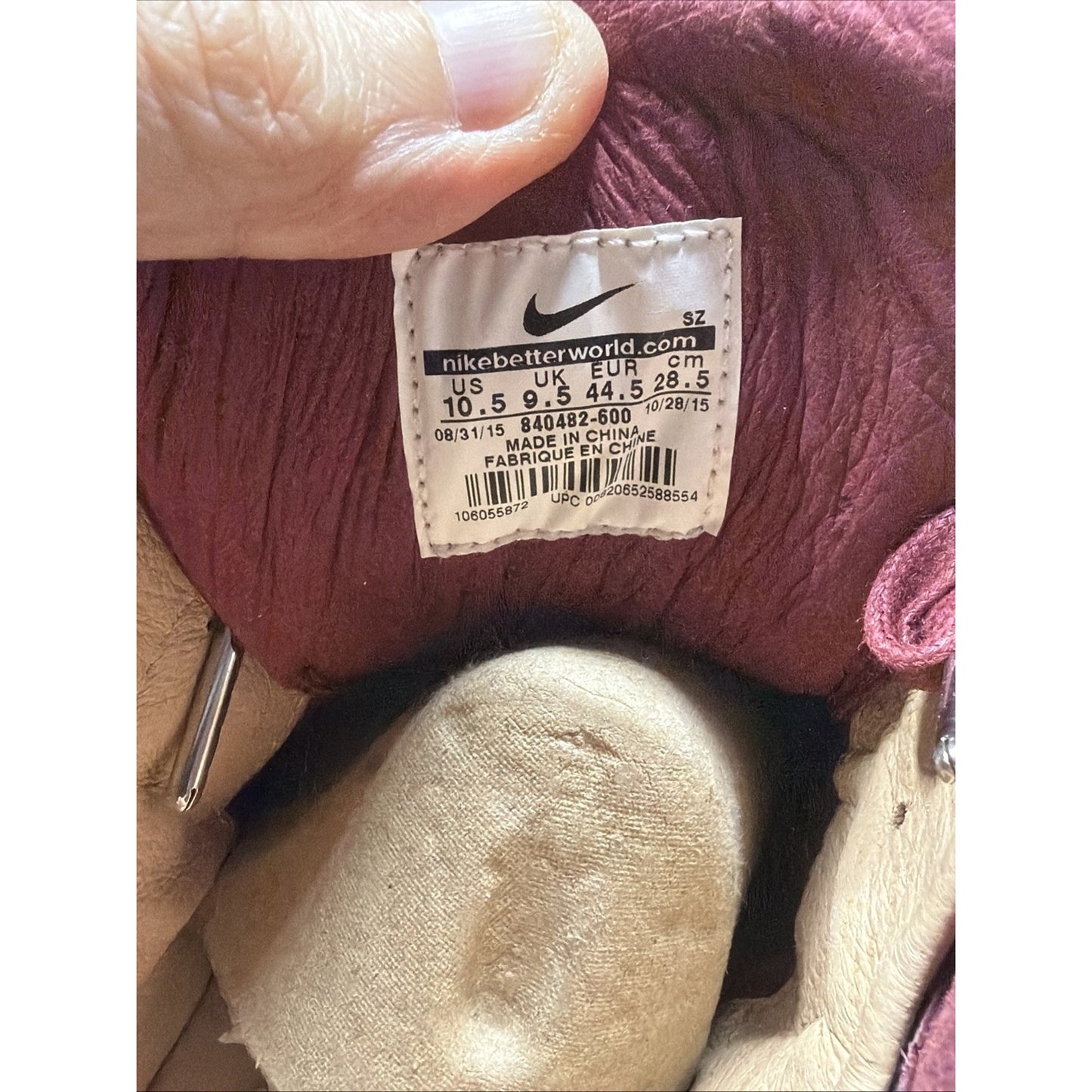 Size 10.5 - NikeLab Tiempo Vetta Red