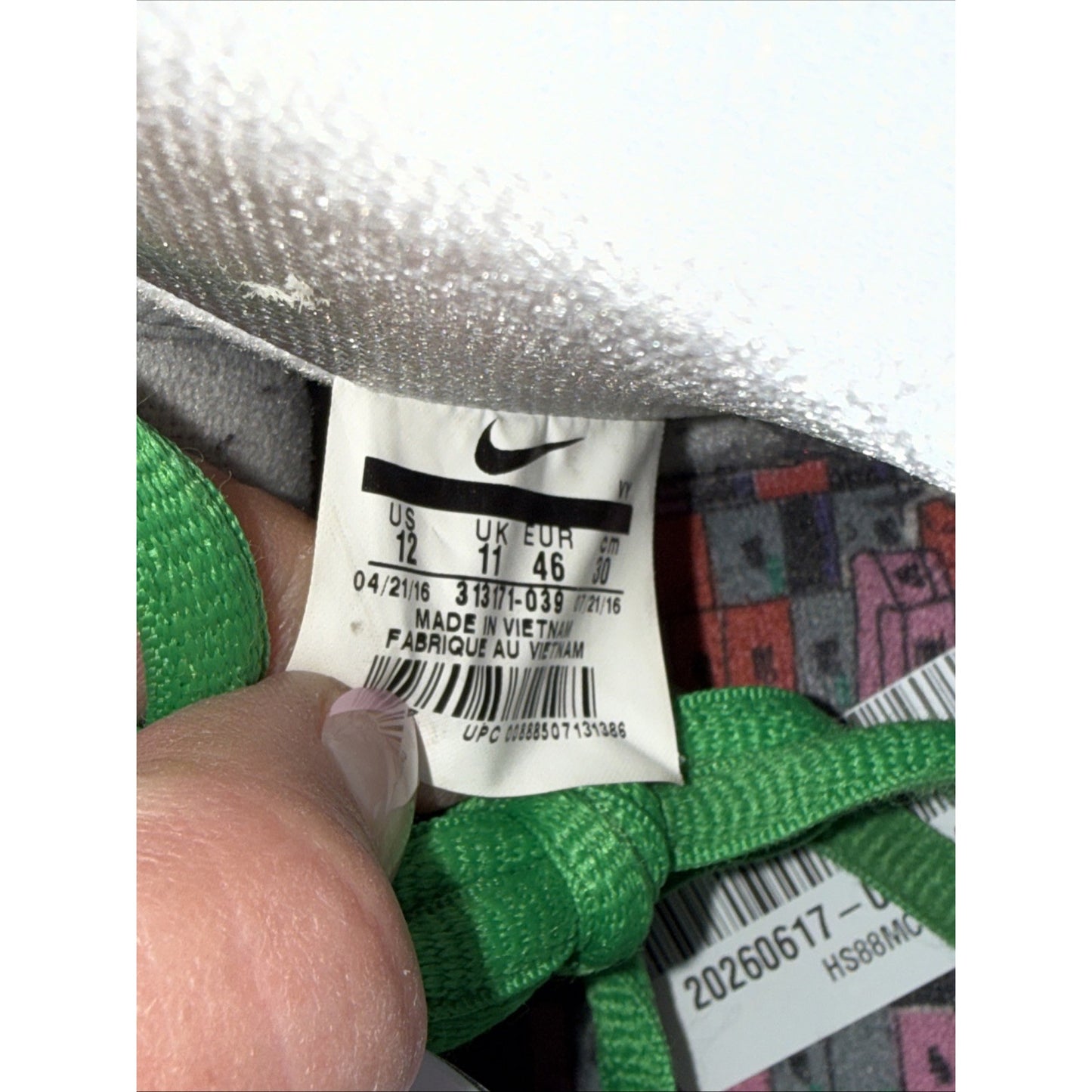 Size 12 - Nike SB Dunk High Silver Box