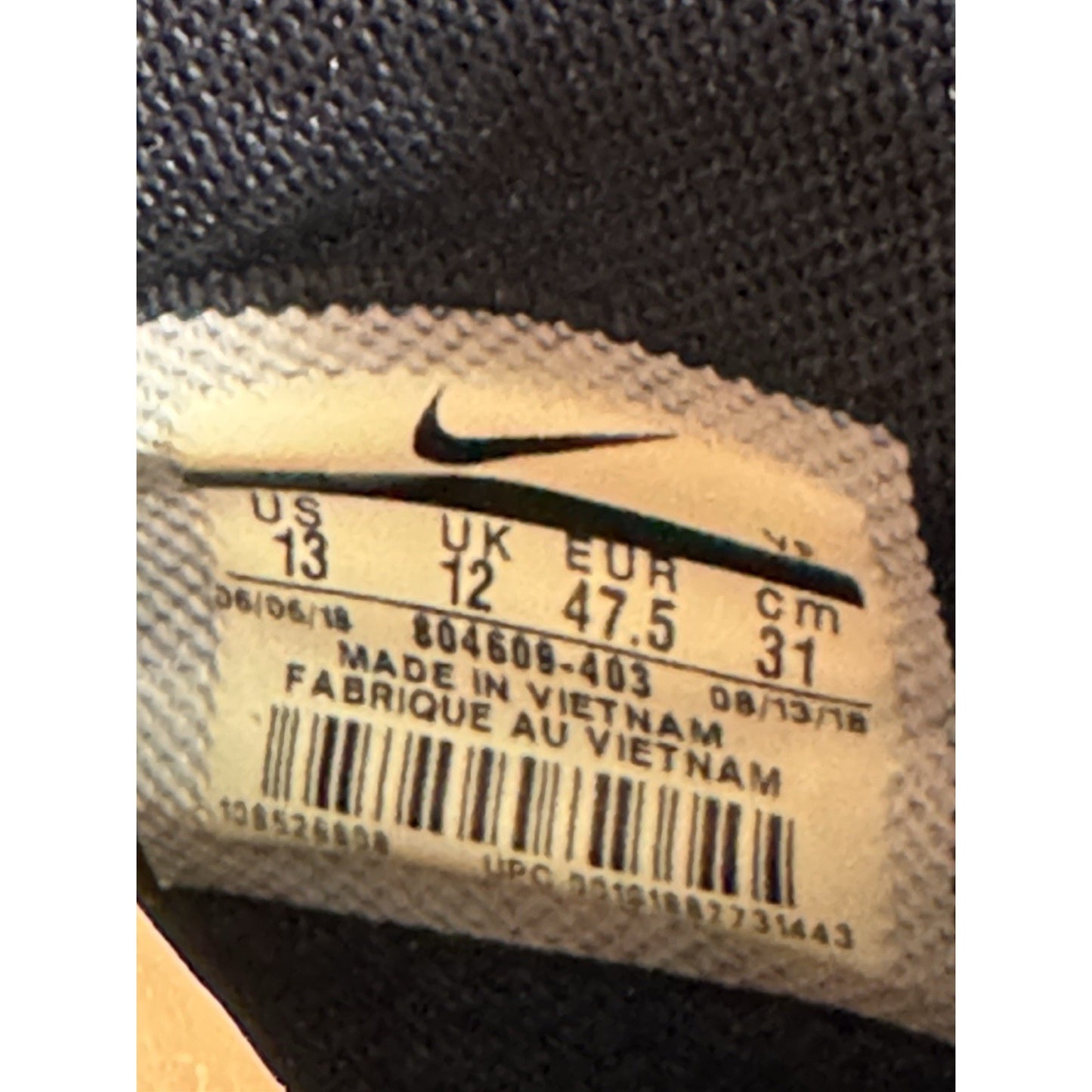 Size 13 - Nike Air Force 1 '07 LV8 Mid Navy bs854