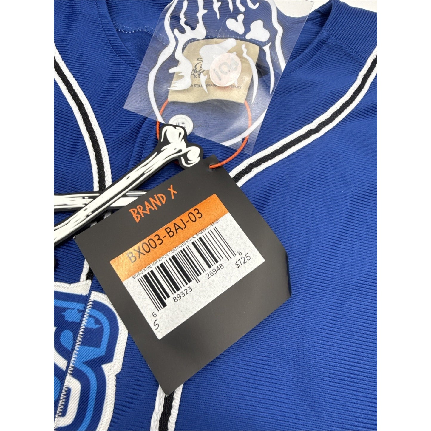 Size Small Brand X Men’s Baseball Jersey Los Angeles