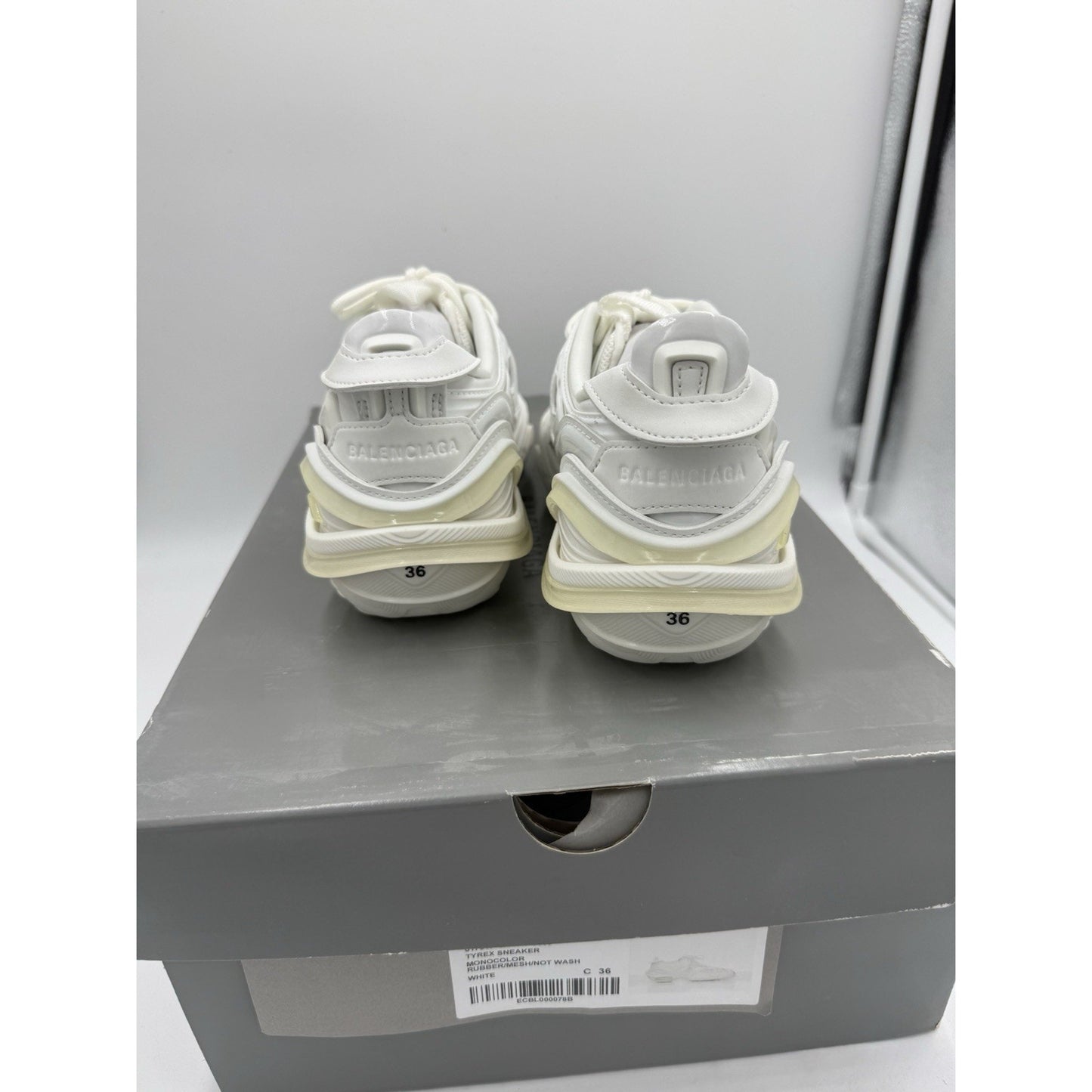 Size 6 - Balenciaga Tyrex Low White BS804