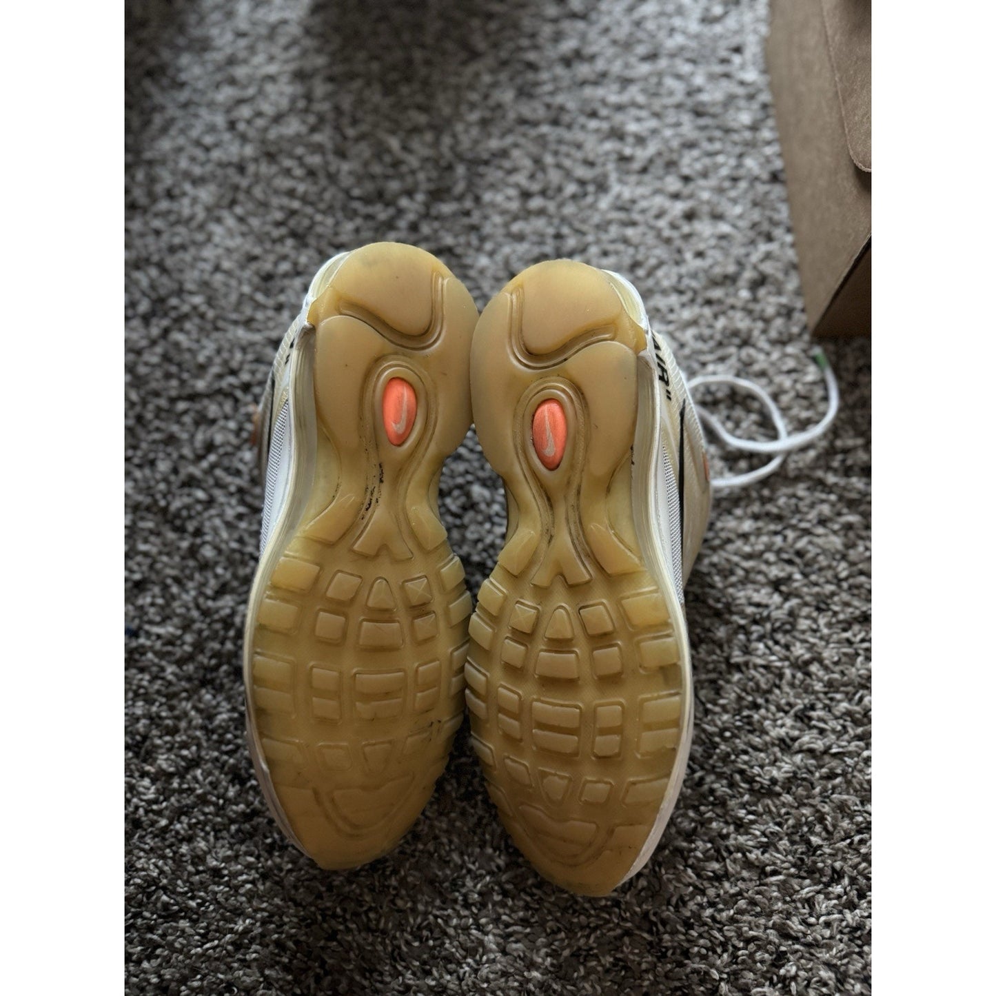Size 7 Women - Nike Off-White x Air Max 97 OG The Ten Heavily Worn No Insoles