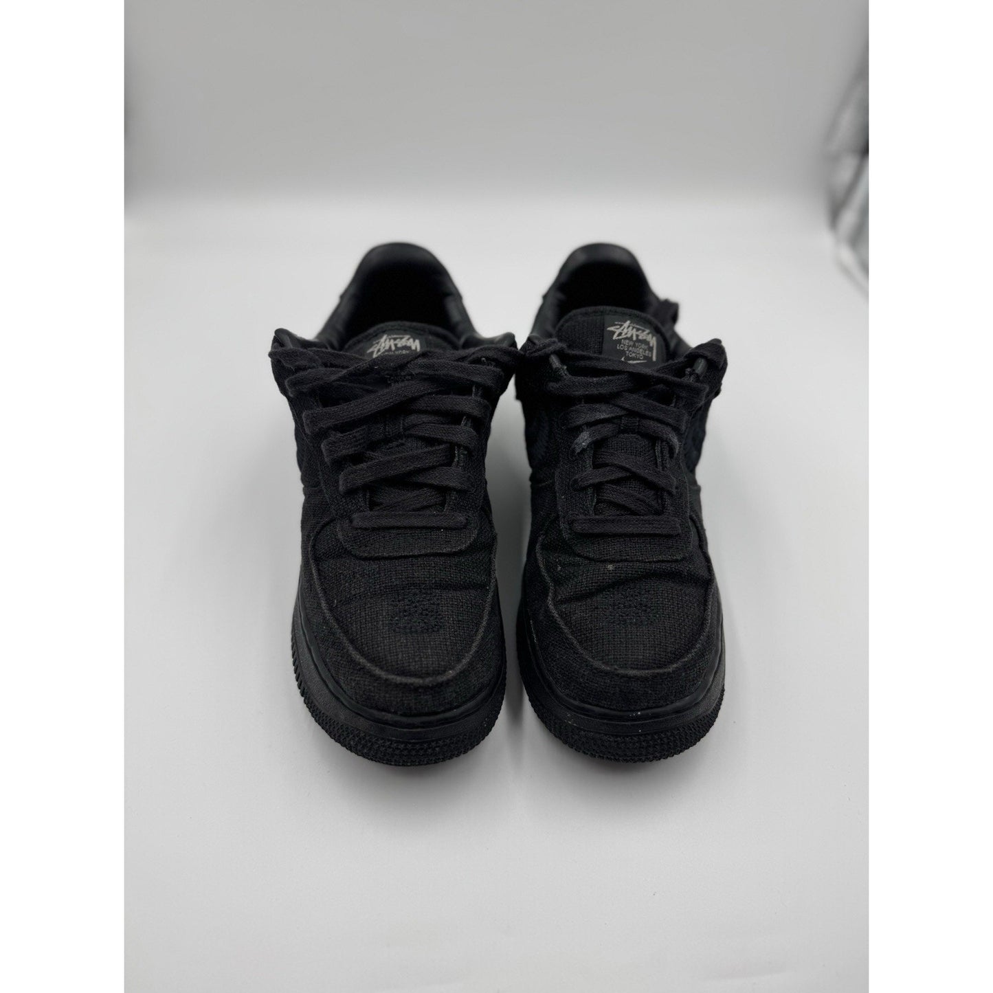 Size 7 - Nike Air Force 1 Low Stussy Black BS384