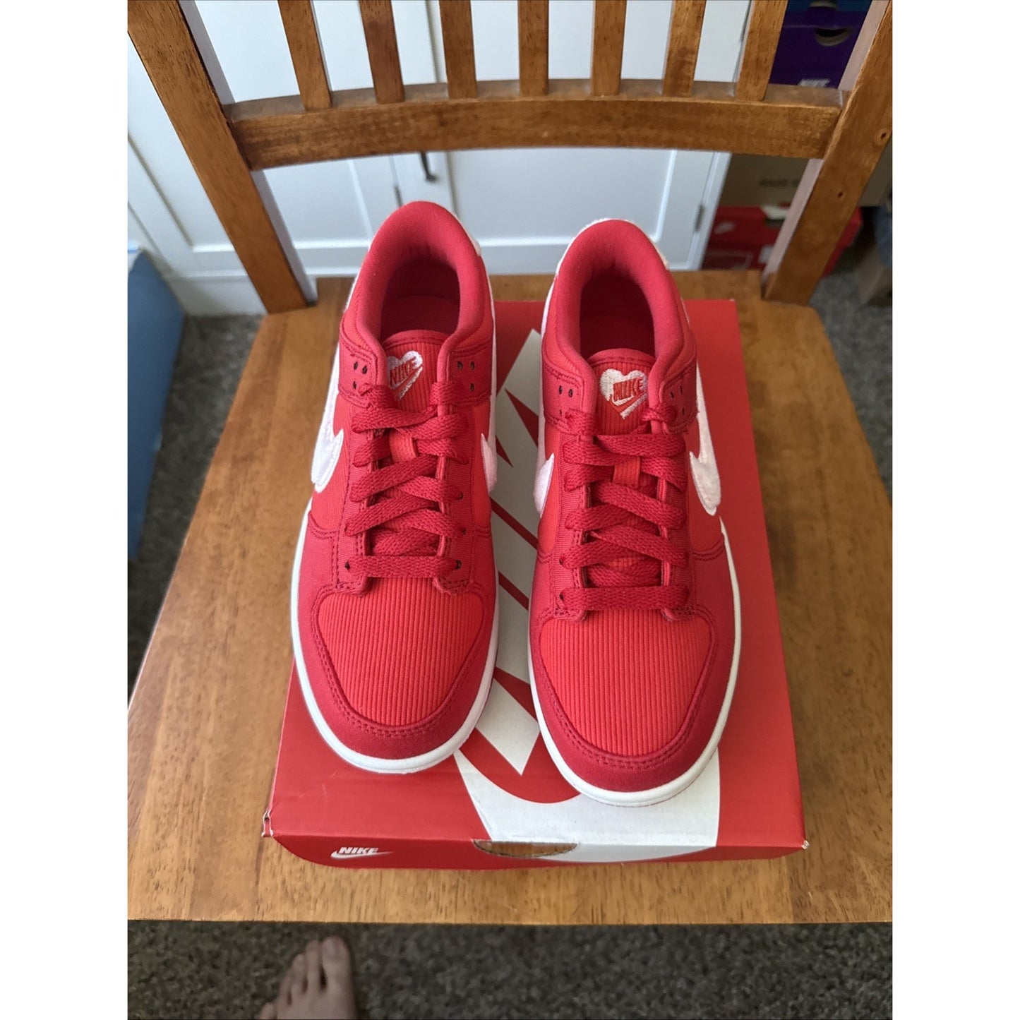 Size 3.5 (GS) - Nike Dunk Low Valentine's Day BS187