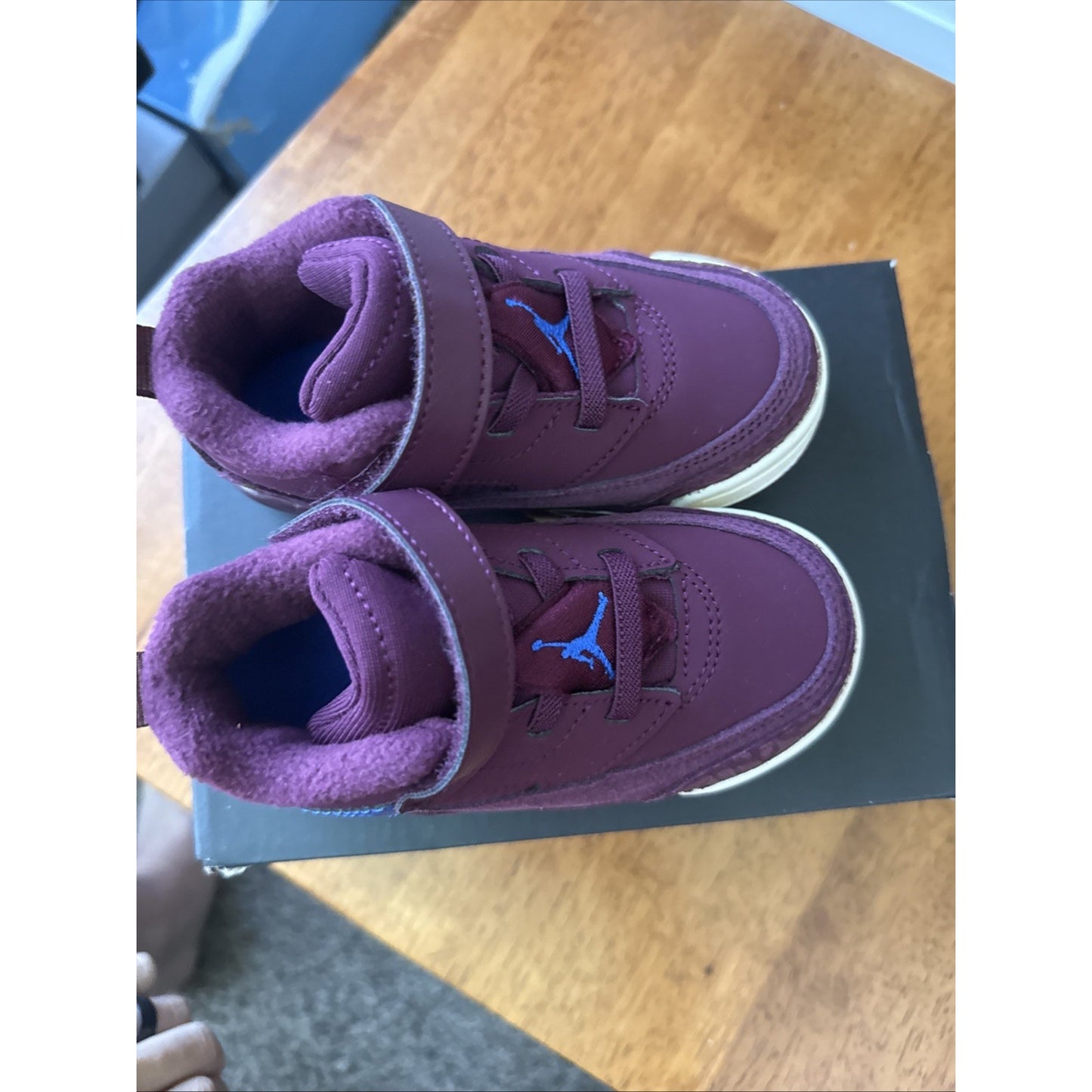 Size 7c Jordan Spizike Low Bordeaux/Hyper Royal FQ3952-641 BS173