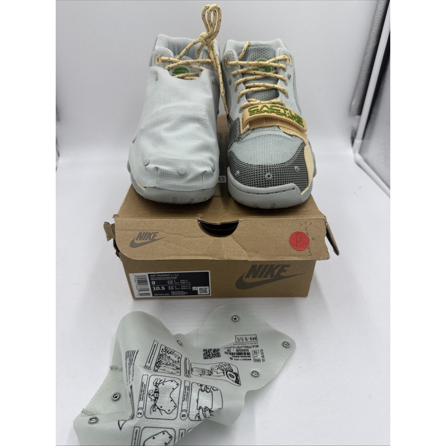 Size 9 - Nike Travis Scott x Air Trainer 1 SP Gray