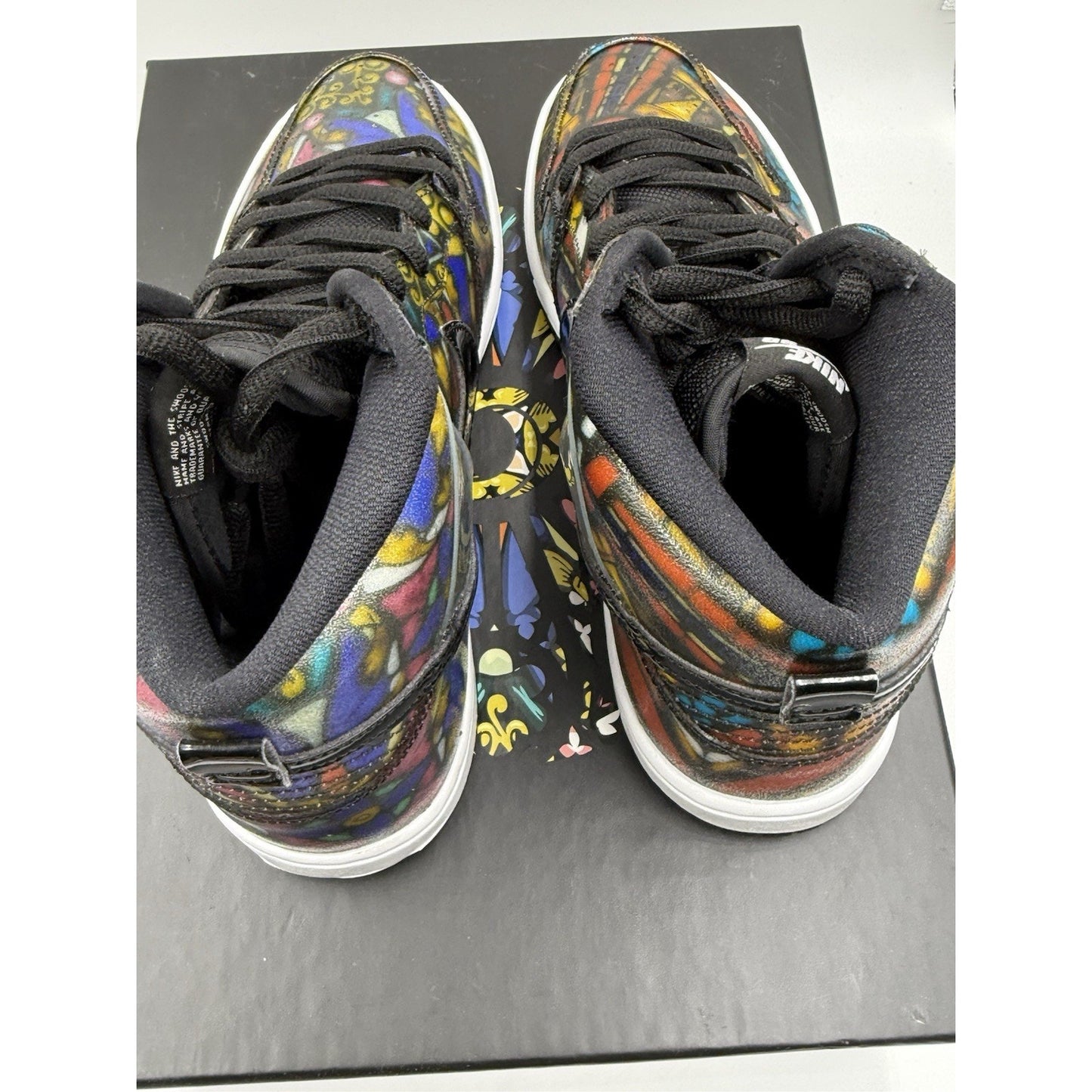 Size 8.5 - Nike Concepts x SB Dunk High Stained Glass With The Special Box