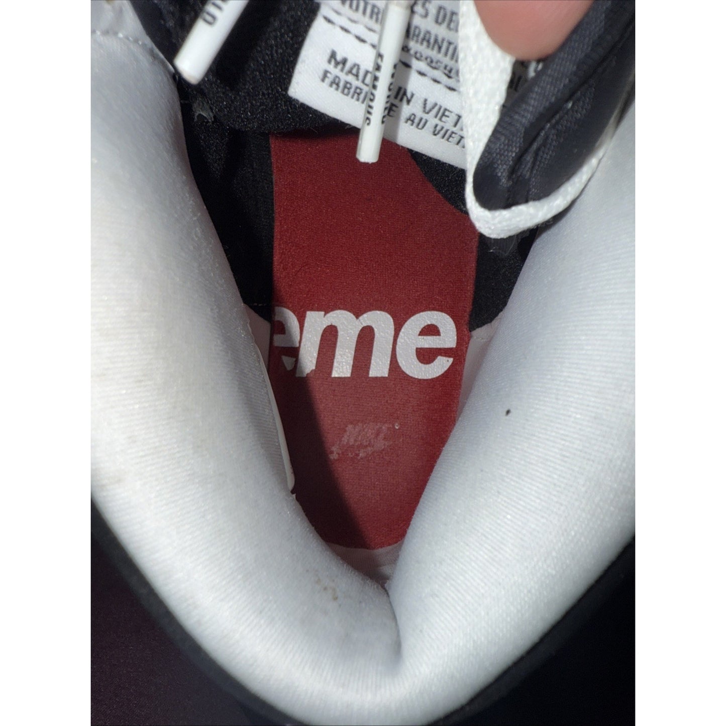 Size 7.5 - Nike Supreme x Dunk SB High By Any Means - Stormtrooper BS823