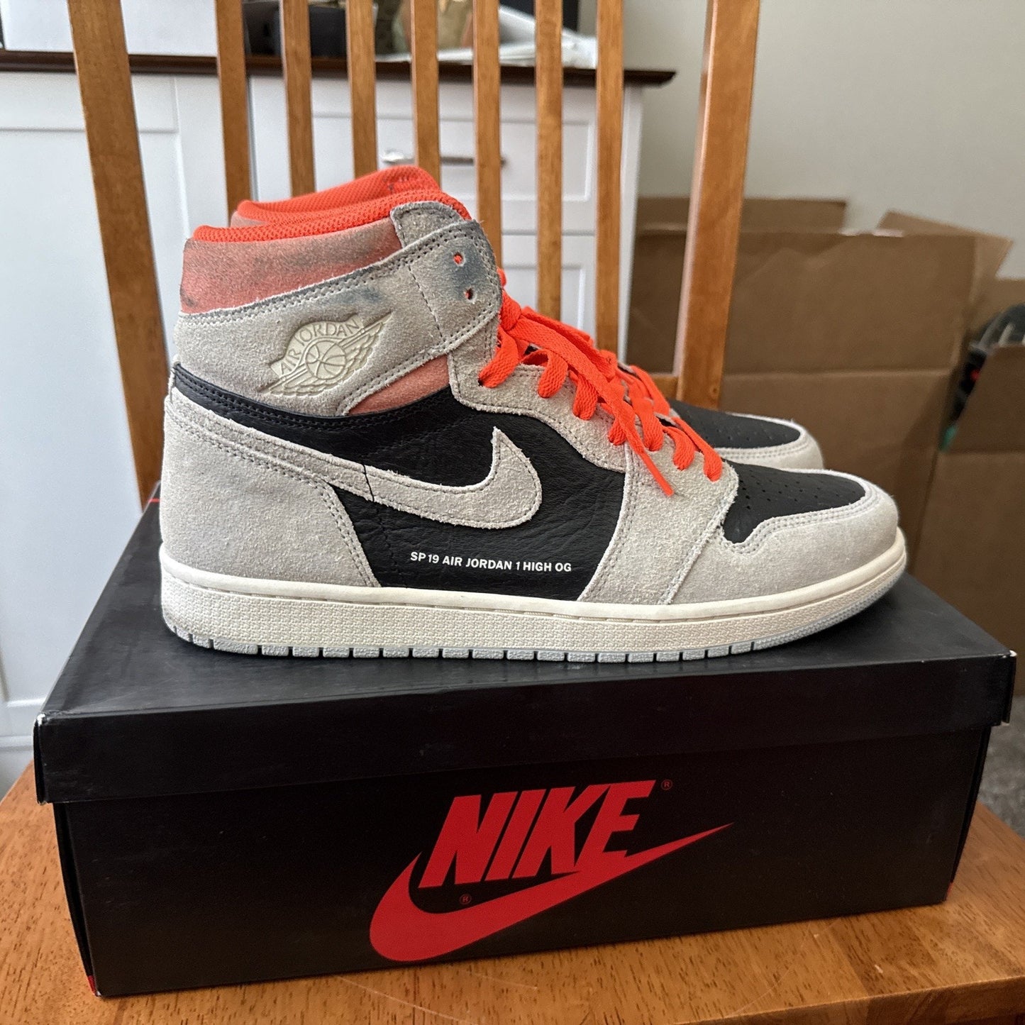 Size 11.5 - Air Jordan 1 Retro OG High Neutral Grey BS228