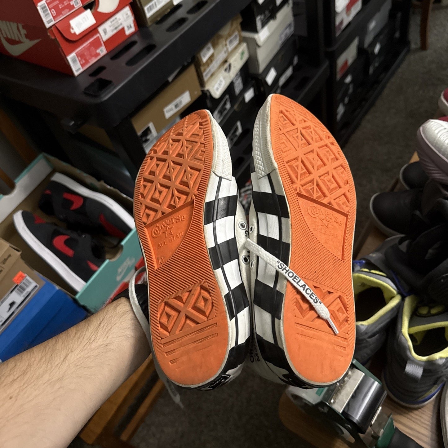 Size 10 - Converse Off-White x Chuck 70 White BS500