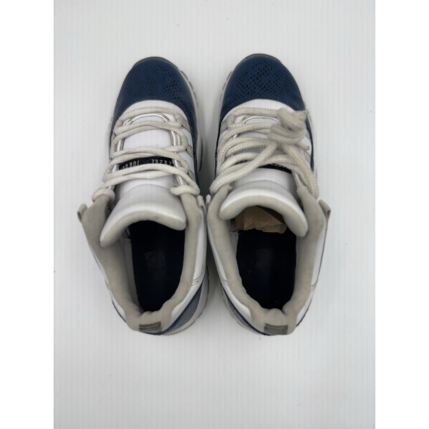 Size 7y (GS) - Jordan 11 Retro 2019 Low Navy Snakeskin NBS330