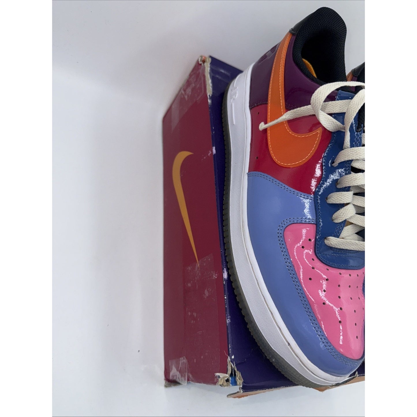 Size 13 - Nike Undefeated x Air Force 1 Low Total Orange Rare Size BS820
