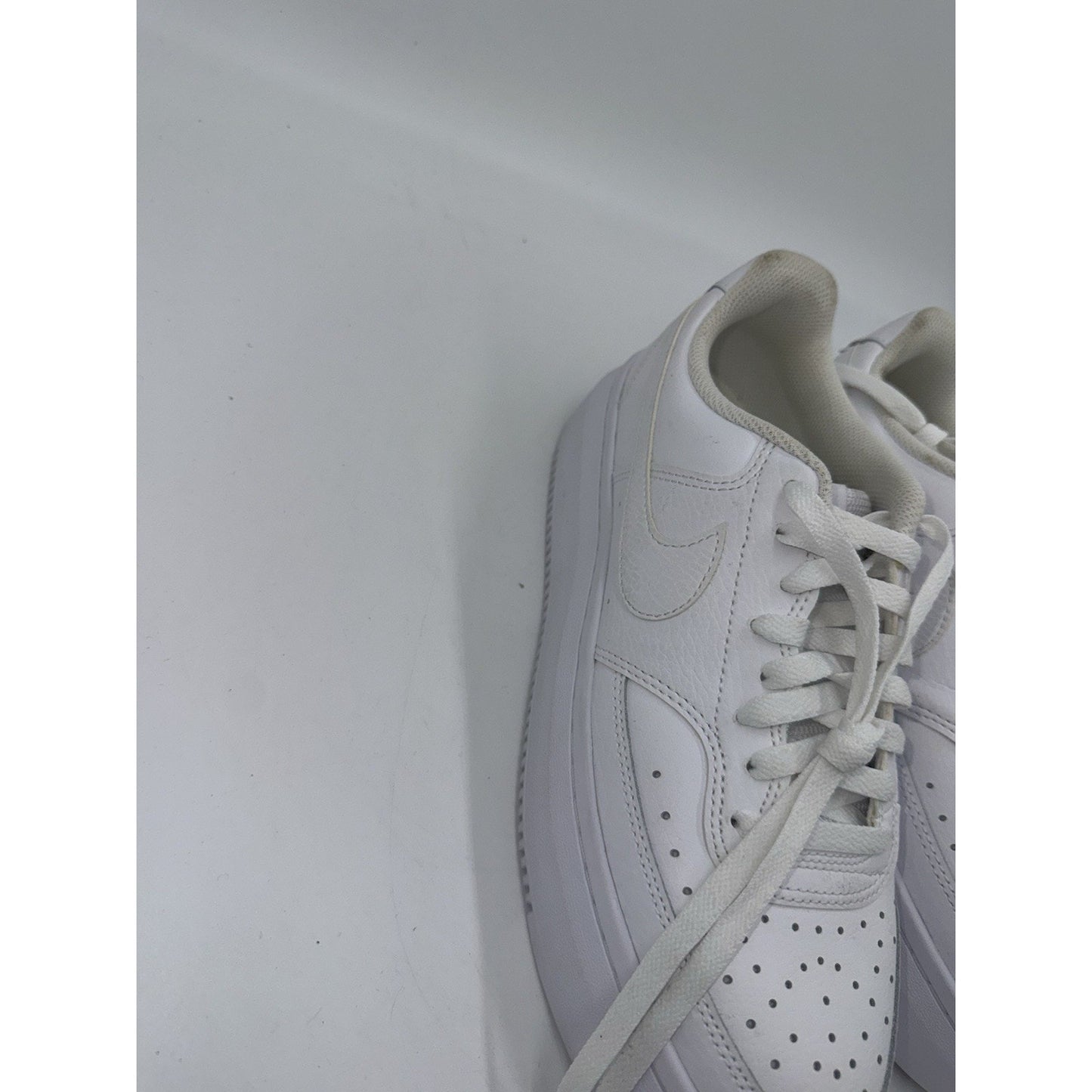 Size 10.5 - Nike Court Vision Alta Triple White W