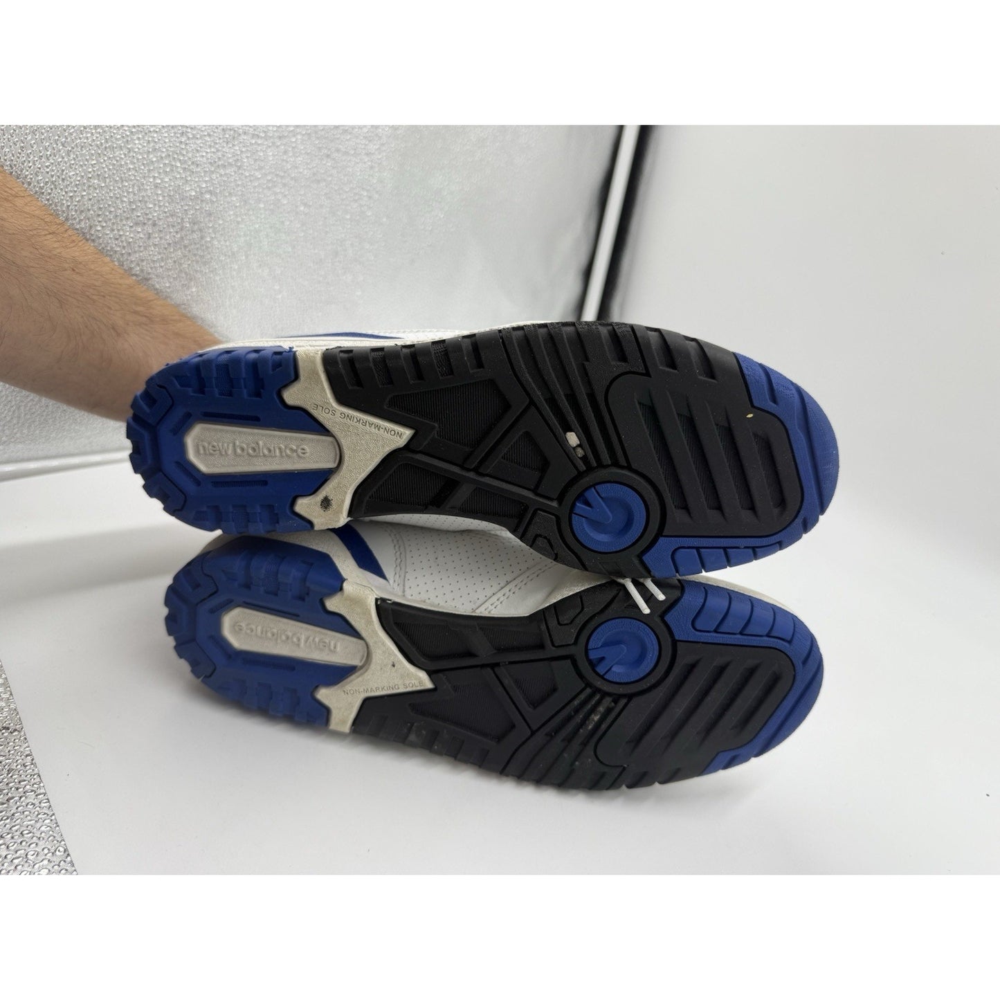 Size 8.5 - New Balance 550 White Team Royal