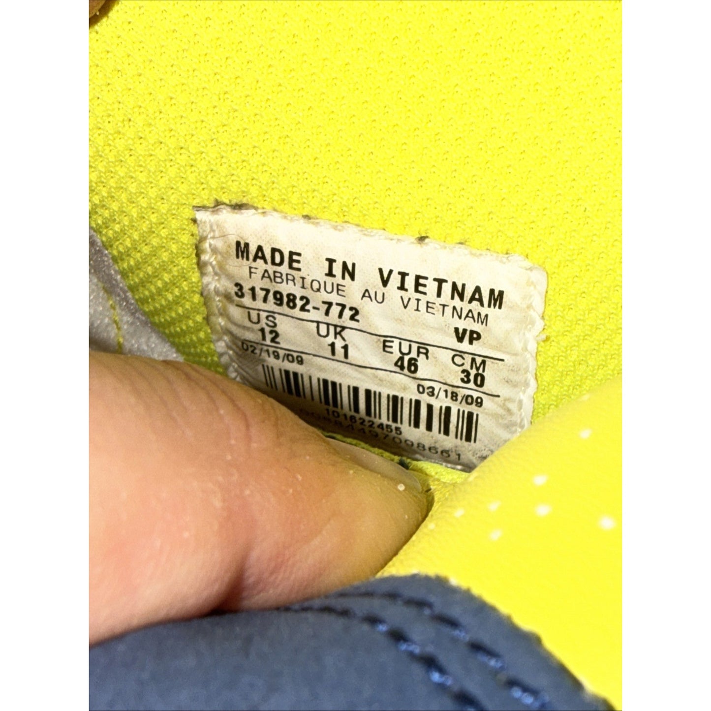 Size 12 Nike Dunk High Homer Simpson 317982 772