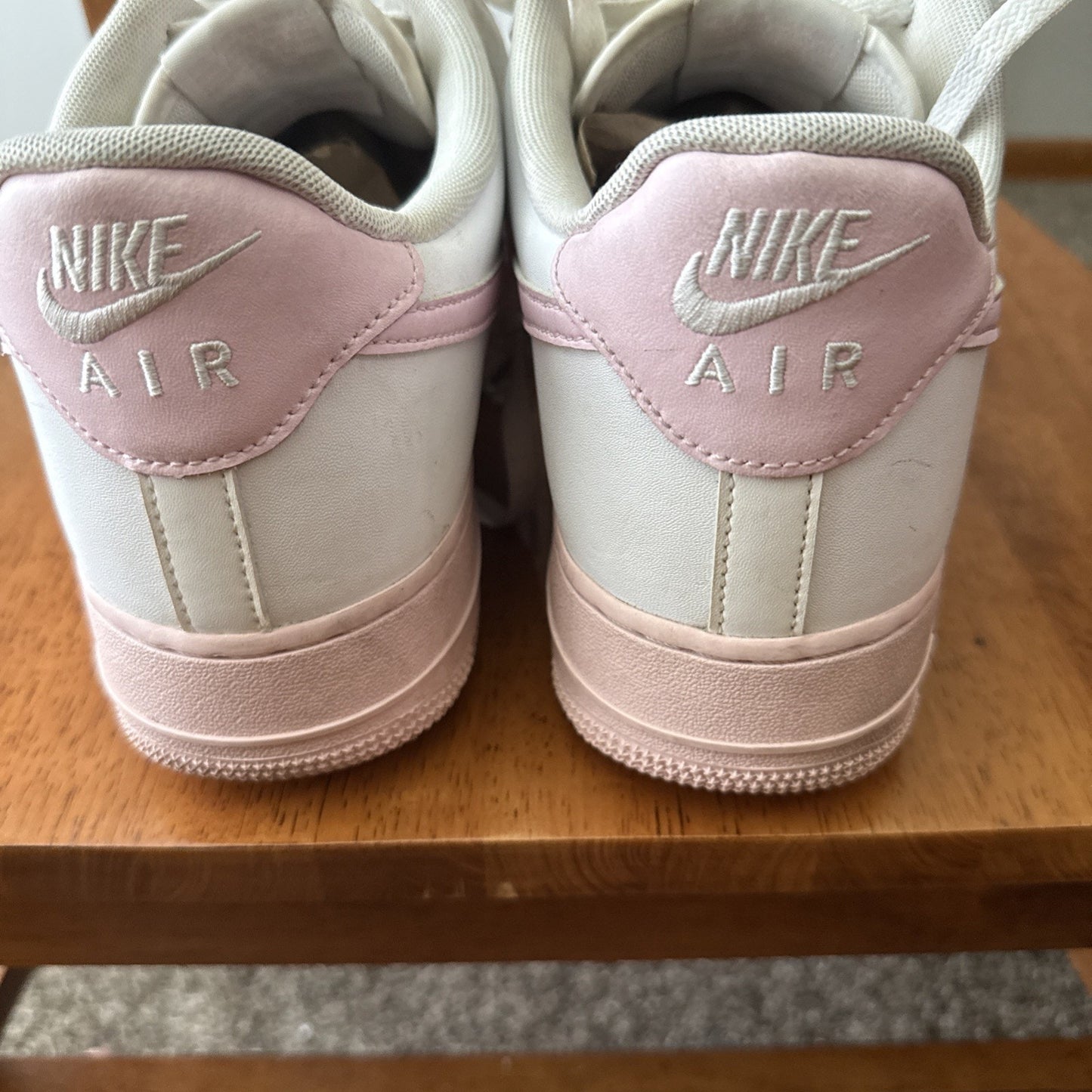 Size 13 - Nike Air Force 1 '07 Low White Pink Sole NBS032