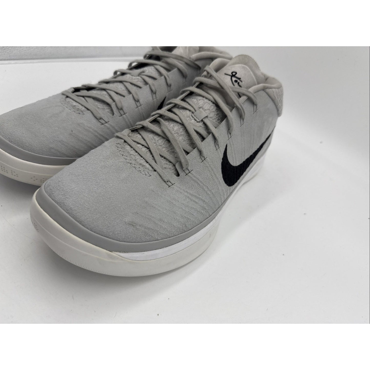Size 16 - Nike Kobe A.D. Mid Wolf Grey Sample Stamped “999999999”