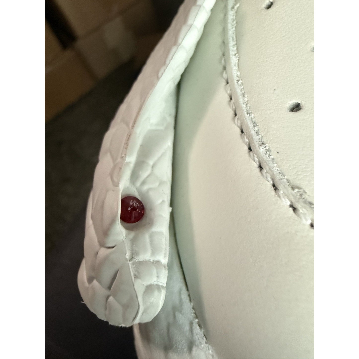 Size EU 43 US 9.5 / 10 - Giuseppe Zanotti Cobras White - RM20035-002 BS358