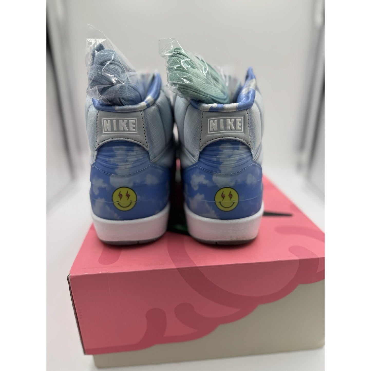 NIKE Air Jordan 2 Retro SP J Balvin Celestine Blue 2022 DQ7691-419 Size 10