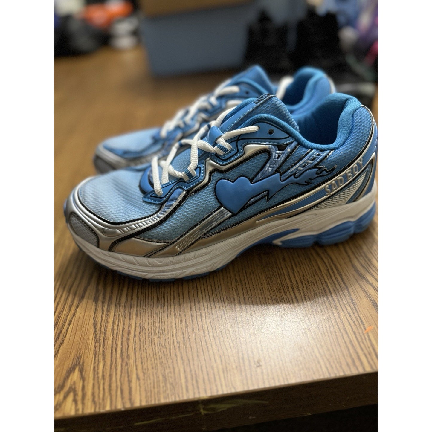 Size 6 Sad Boy Saga Shoes Blue NBS169
