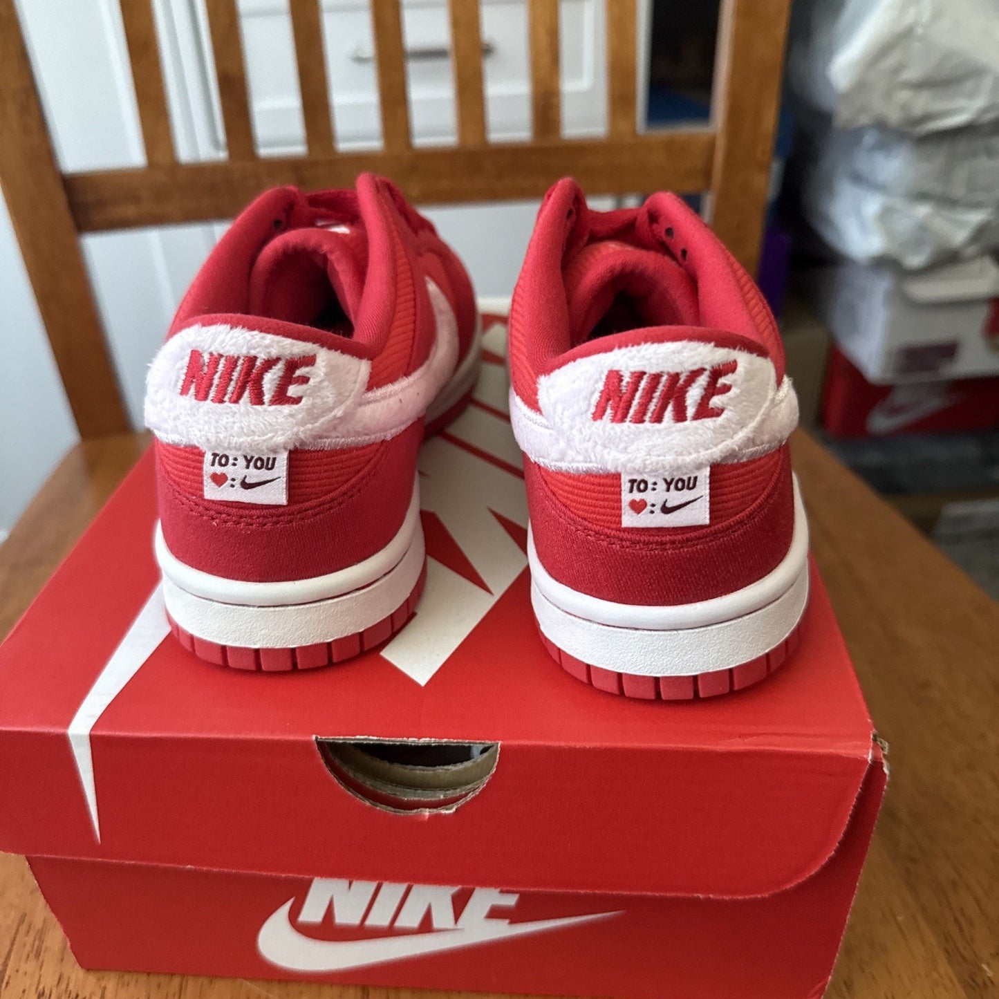 Size 3.5 (GS) - Nike Dunk Low Valentine's Day BS187