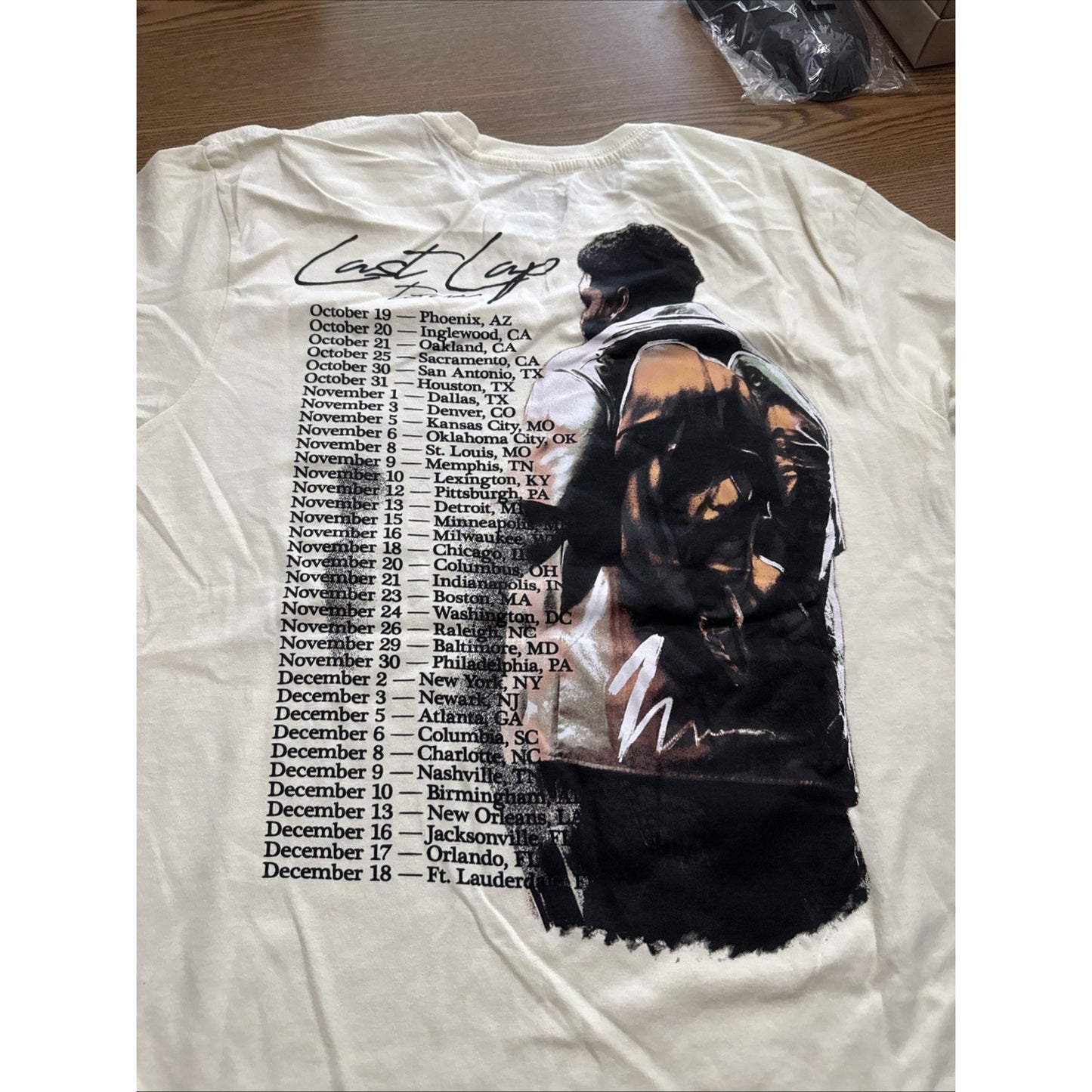 Size Medium Rod Wave Official Merch Last Lap Tour Short