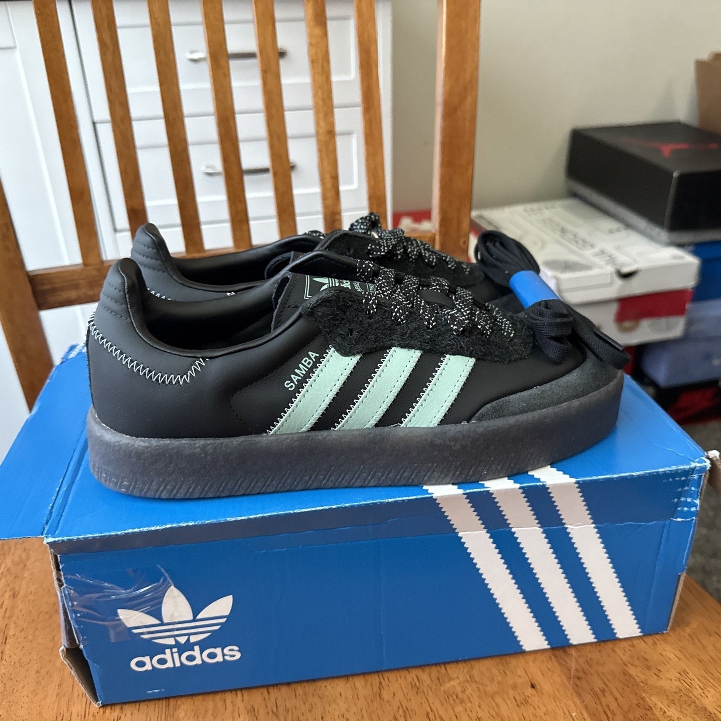 Adidas Women's Sambae Athletic Shoes - Core Black - US Size 9.5 - IE9110 BS217