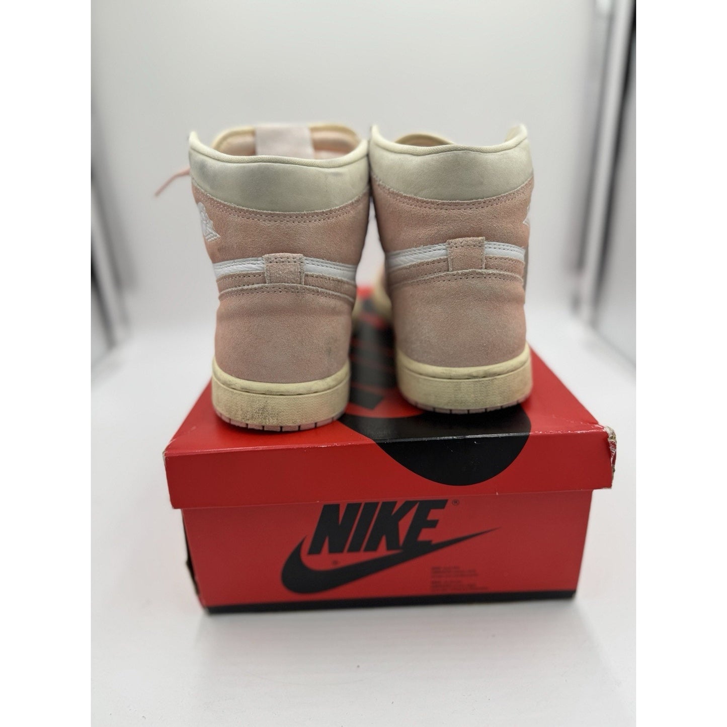 Women's Nike Air Jordan 1 Retro Hi OG Washed Pink Shoes FD2596-600 Size 9.5