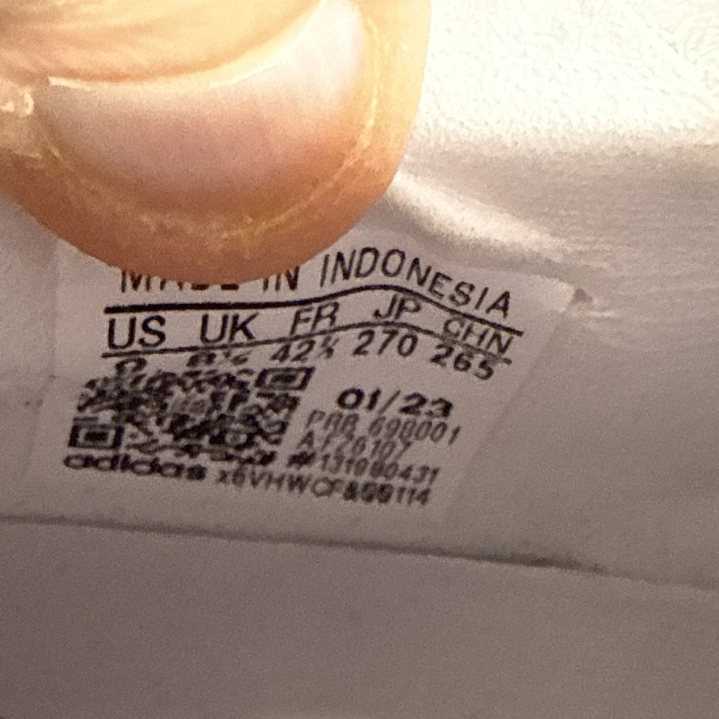 Size 9 Adidas Predator Accuracy .2 White