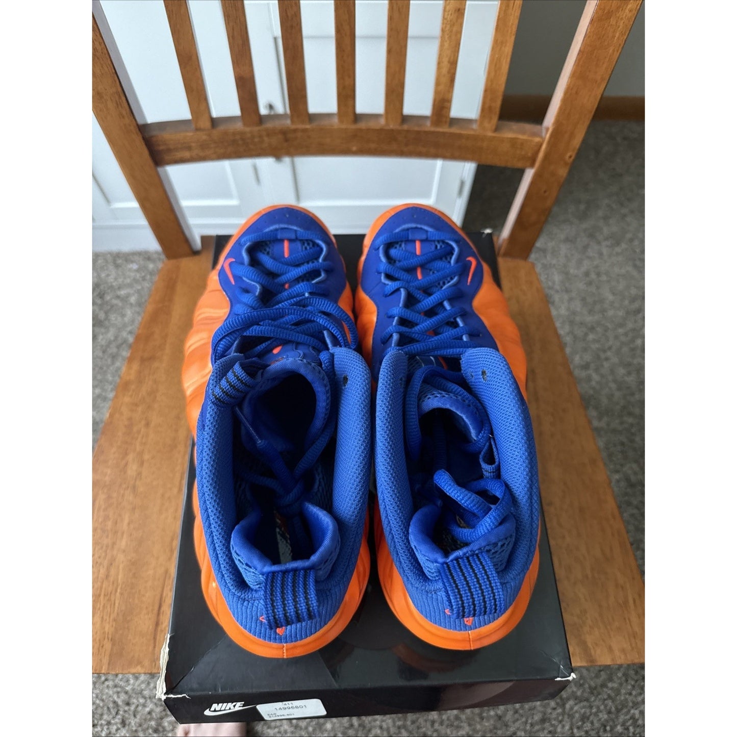 Size 10.5 - Nike Air Foamposite One Knicks BS249