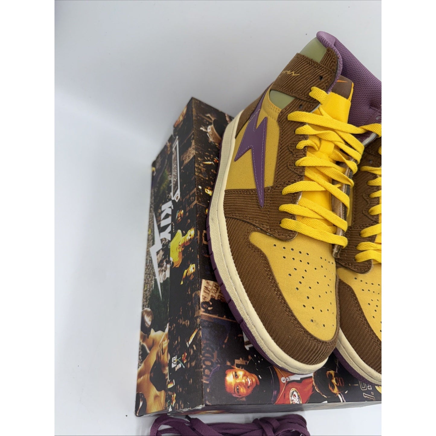Size 10 Kiy X Reves paris Sport 85 Hi Earth Yellow BS821