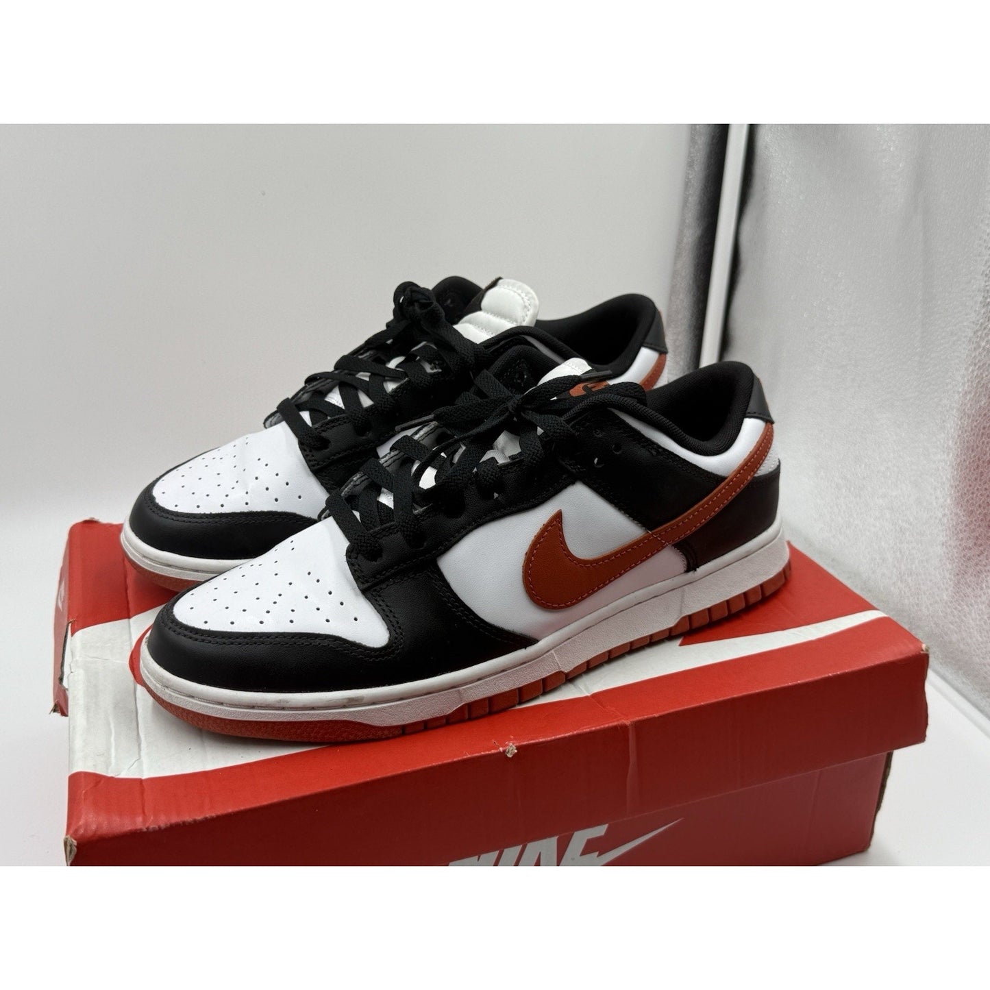 Size 10 - Nike Dunk Low Black Dragon Red