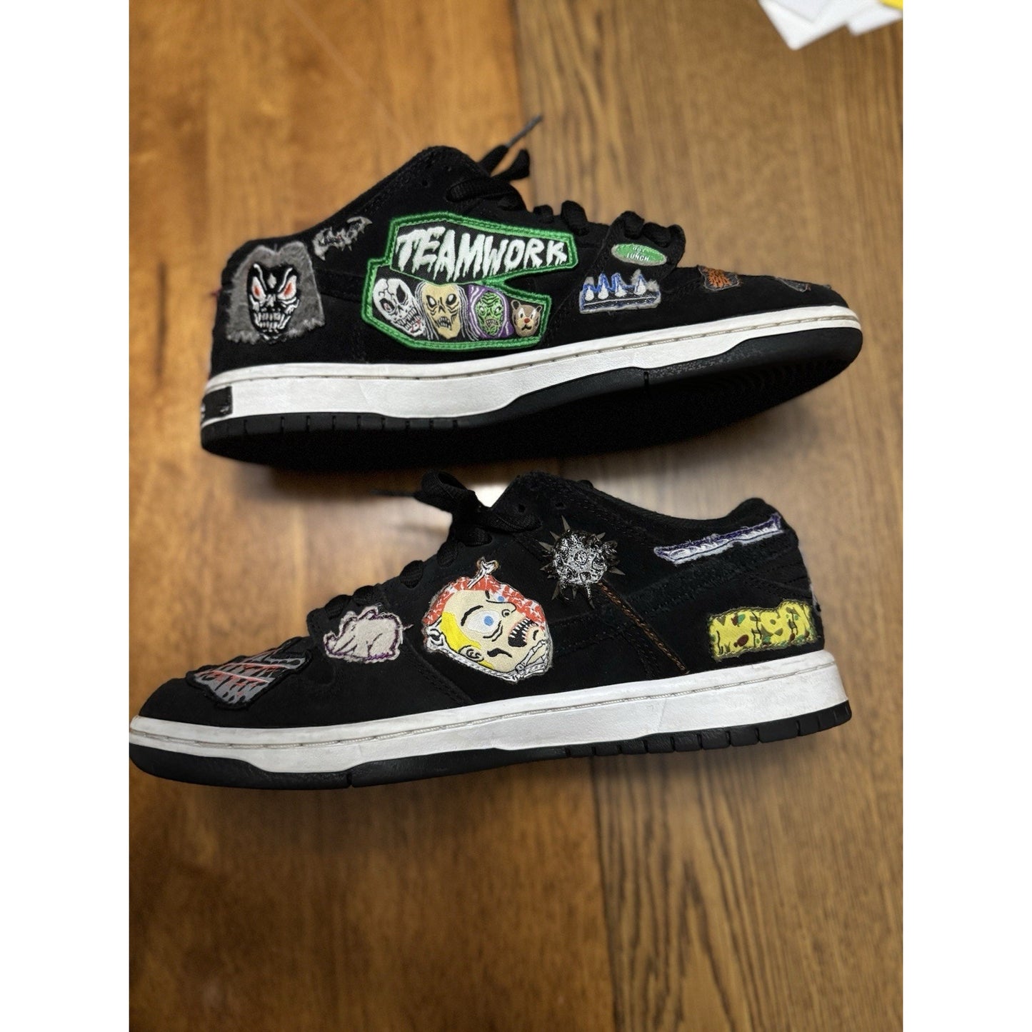 Size 8 - Nike SB Dunk Low Pro QS Black/Multicolor/White 2022 NBS132
