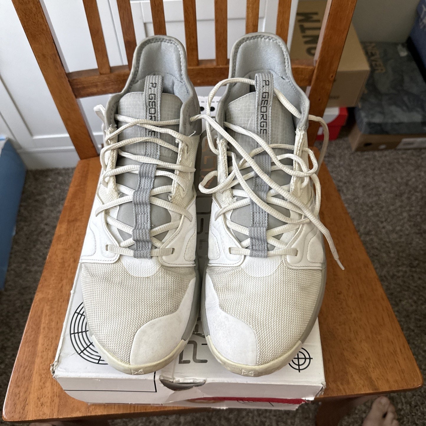 Size 13 - Nike PG 3 TB Flat Silver BS223