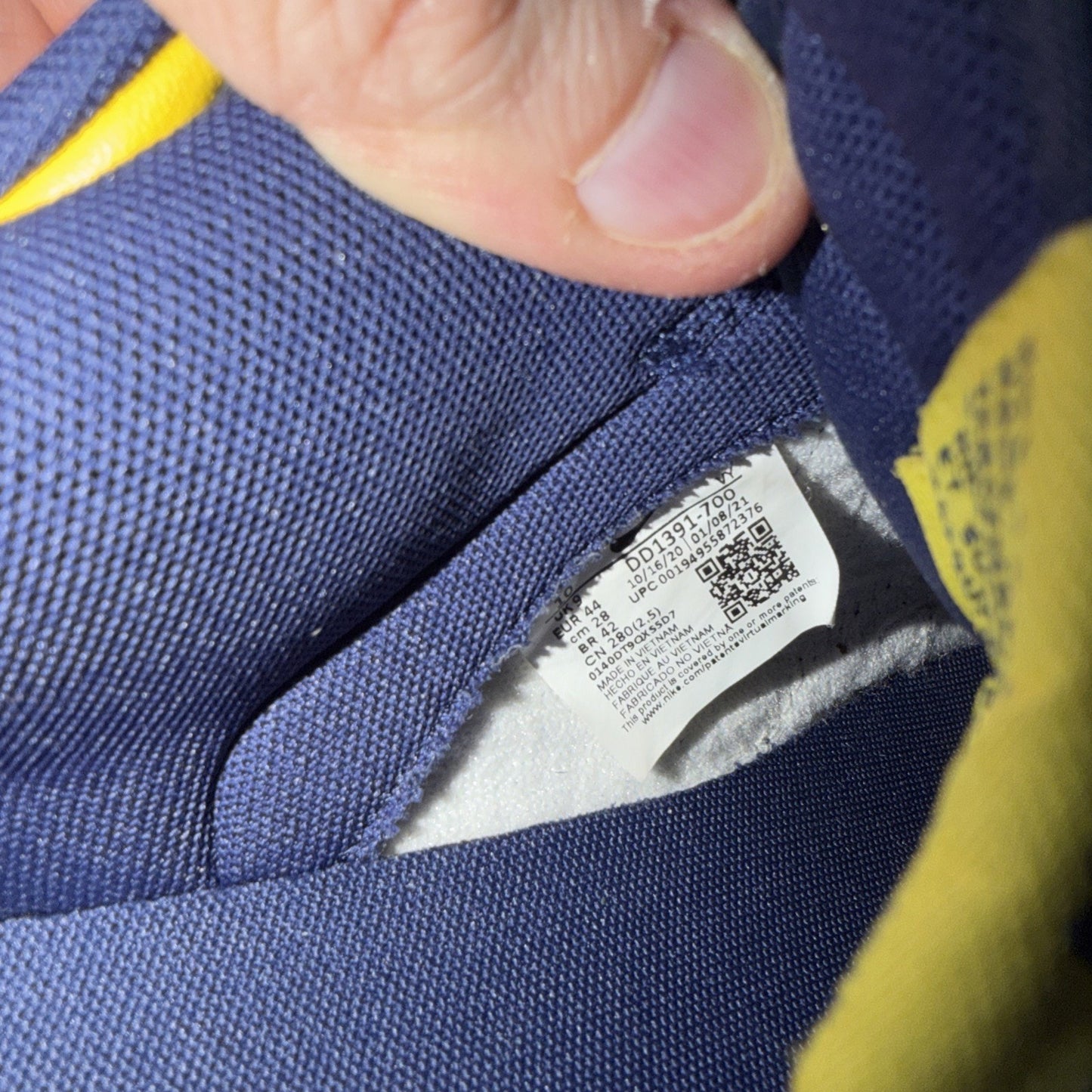 Size 10 - Nike Dunk Low Michigan 2021