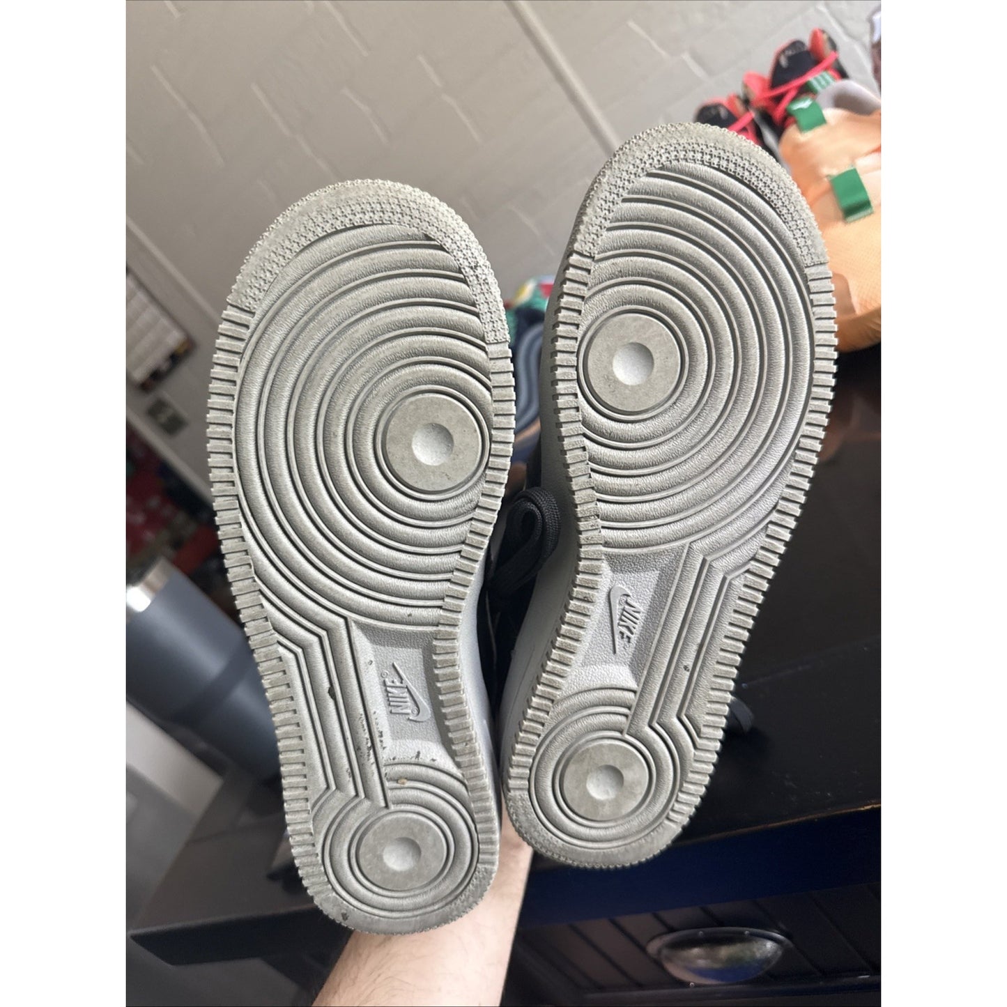 Size 6 (GS) - Nike Air Force 1 LV8 2 Low Under Construction - Black NBS238