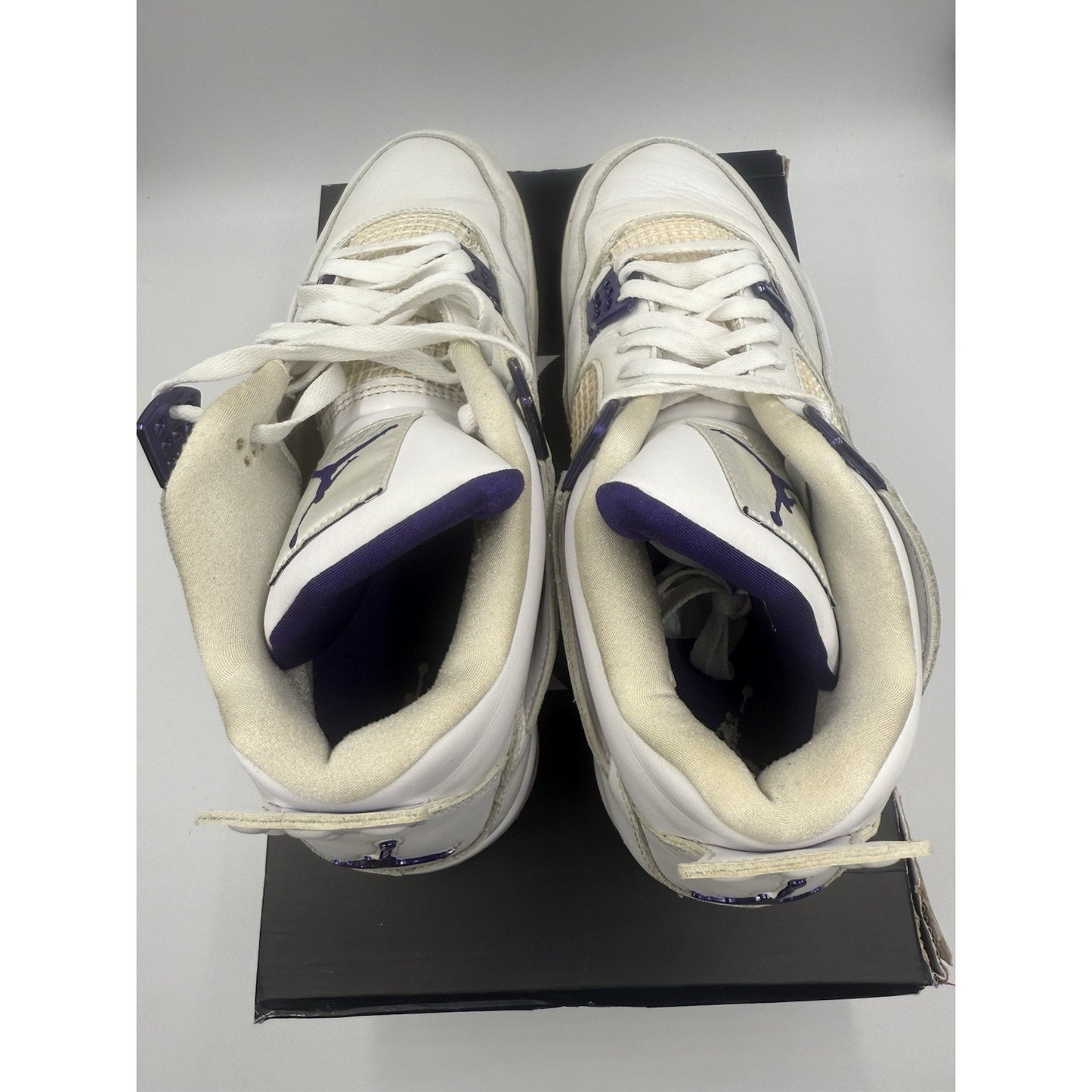 Size 13 - Jordan 4 Retro Mid Purple Metallic