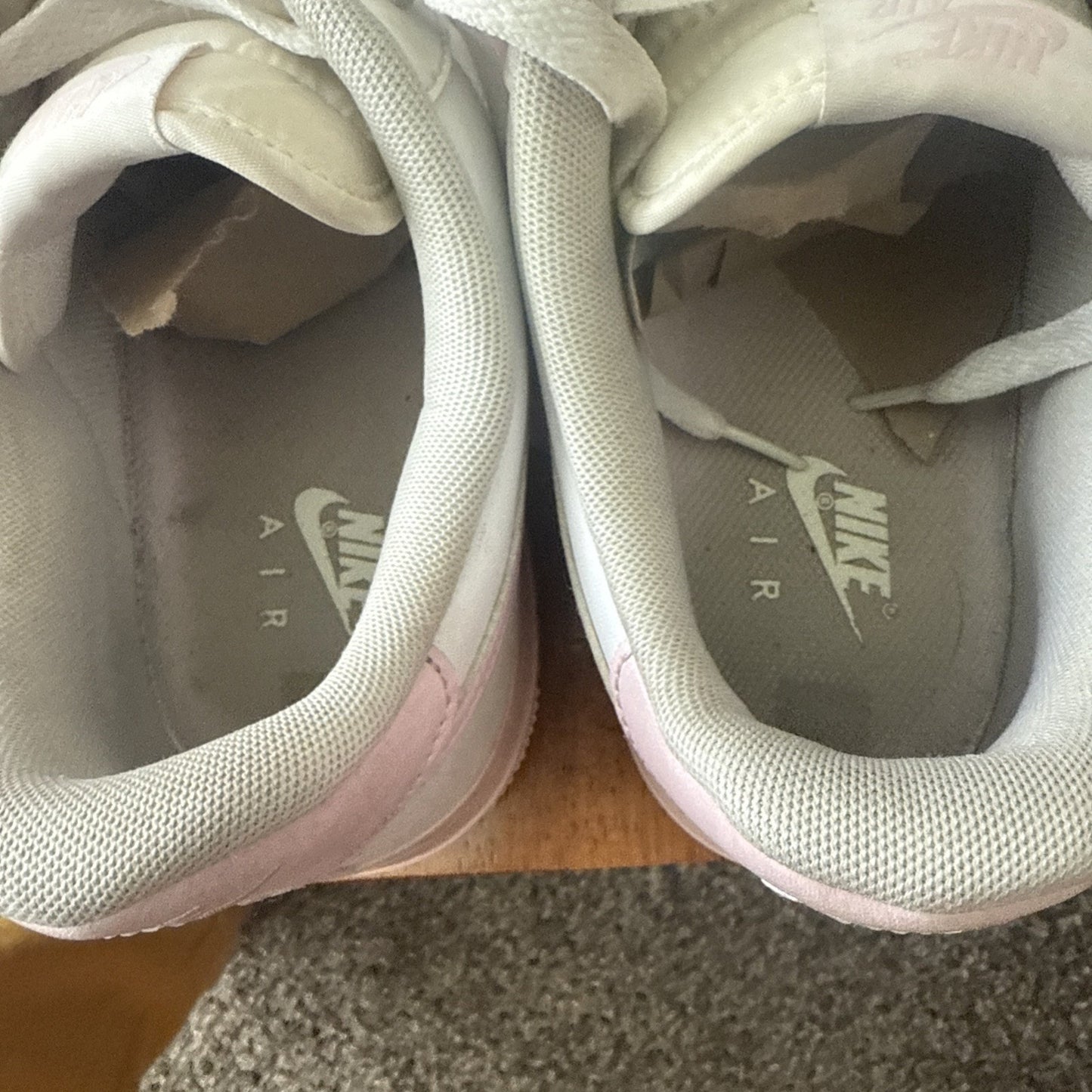 Size 13 - Nike Air Force 1 '07 Low White Pink Sole NBS032
