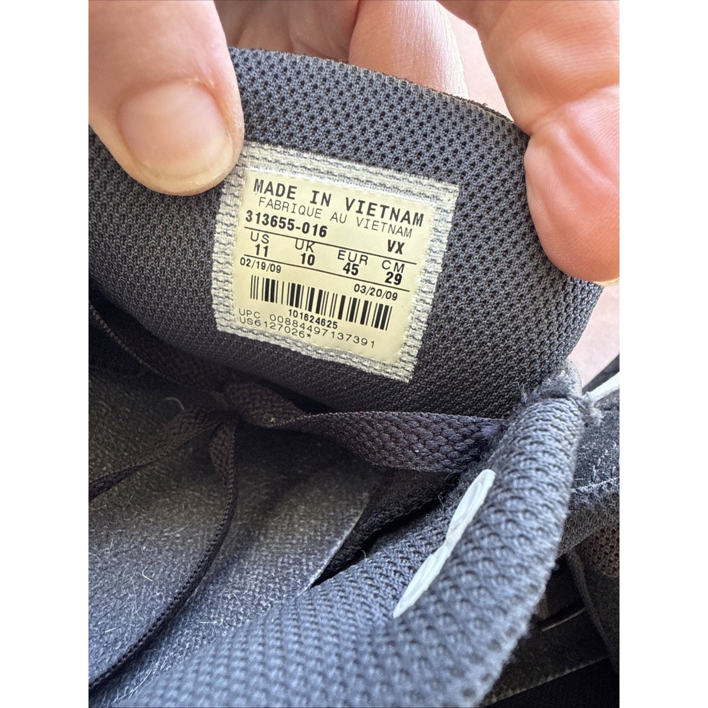 Nike Air Insurgent 6.0 Size 11 313655-016 2009