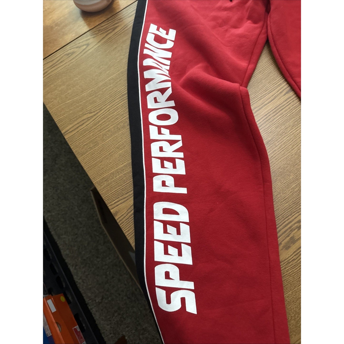 Size XL Smoke Rise Red Sweatpants