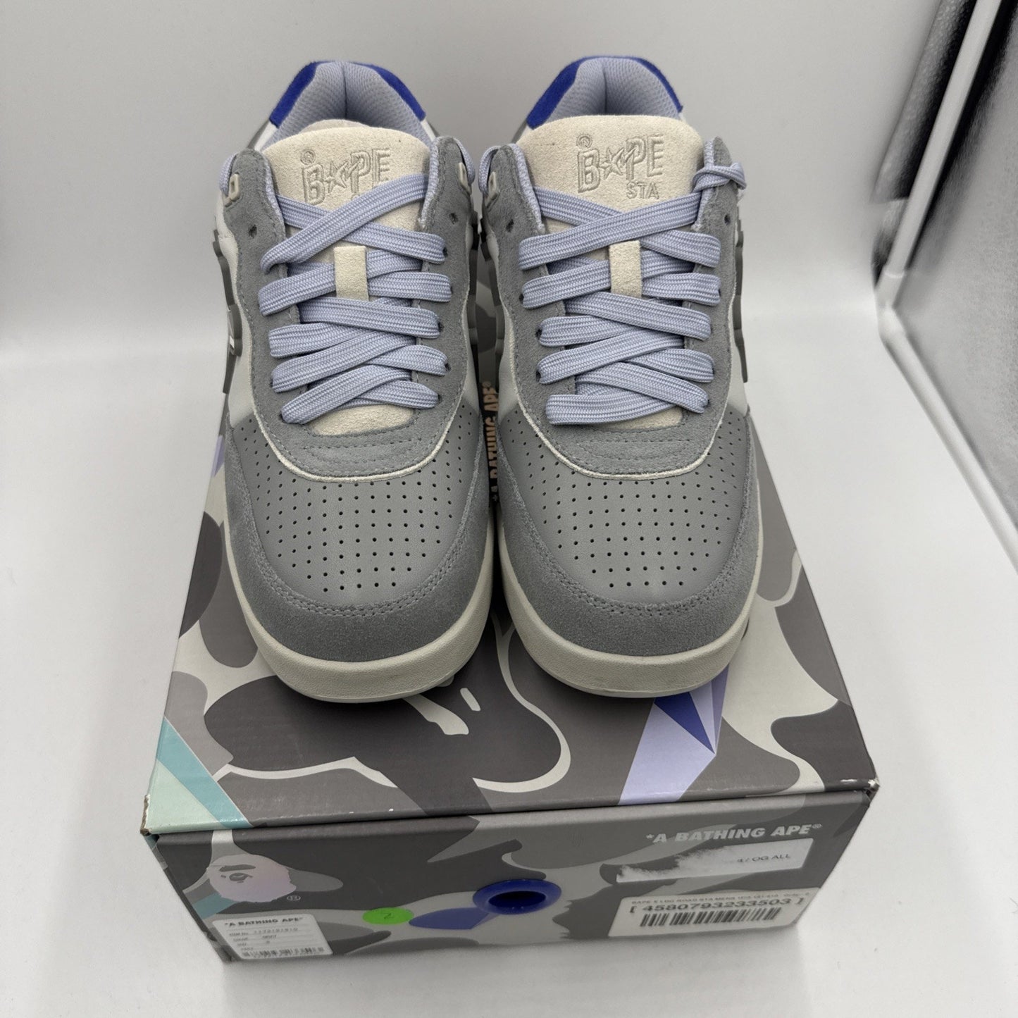 Size 8 - A Bathing Ape Louis De Guzman x Roadsta Grey Bape Bapesta
