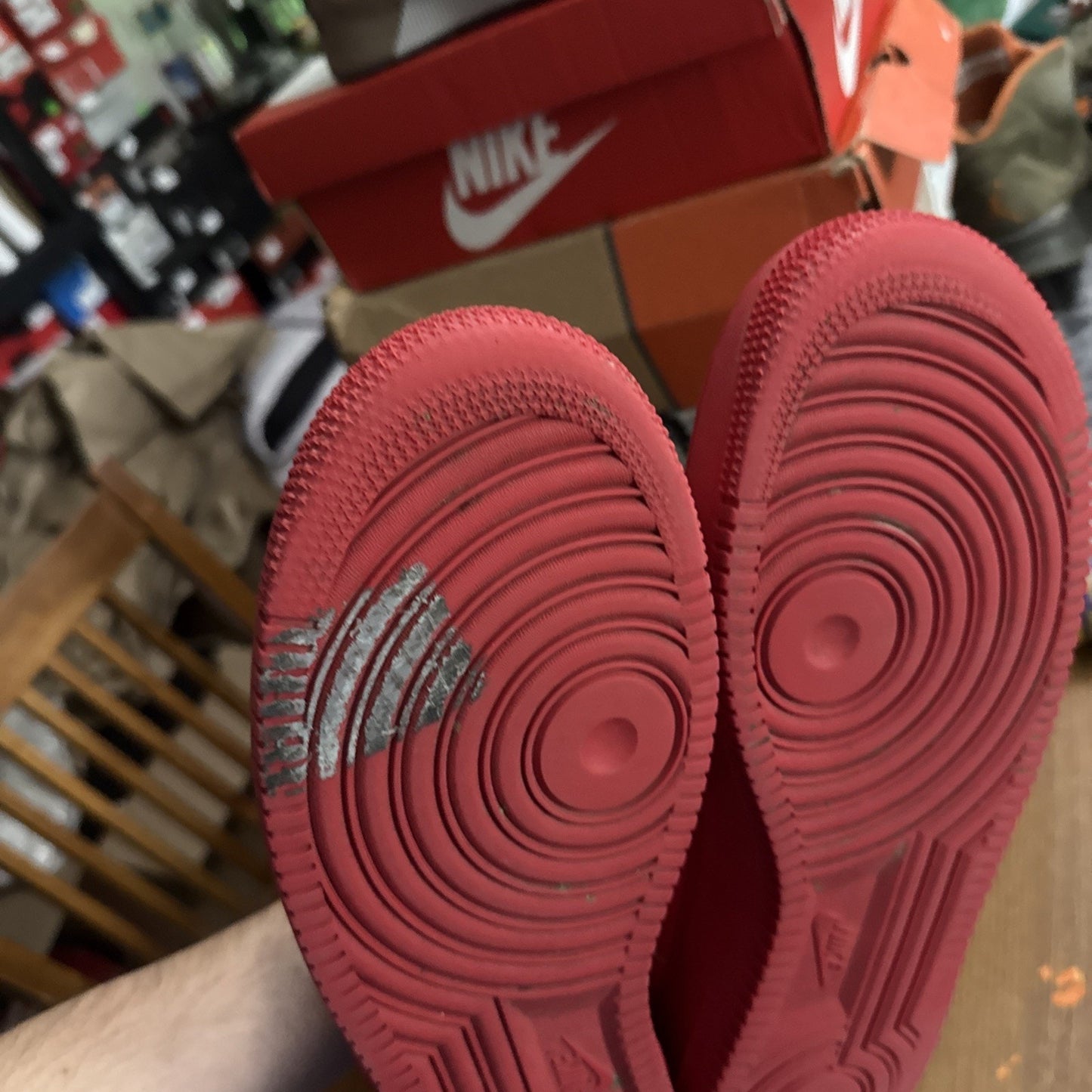 Size 13 - Nike Air Force 1 Low Triple Red