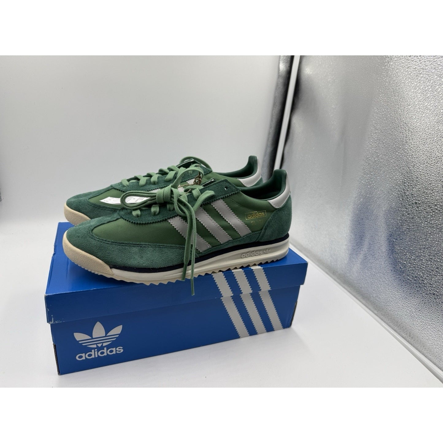 Size 9.5 - adidas SL72 RS Preloved Green