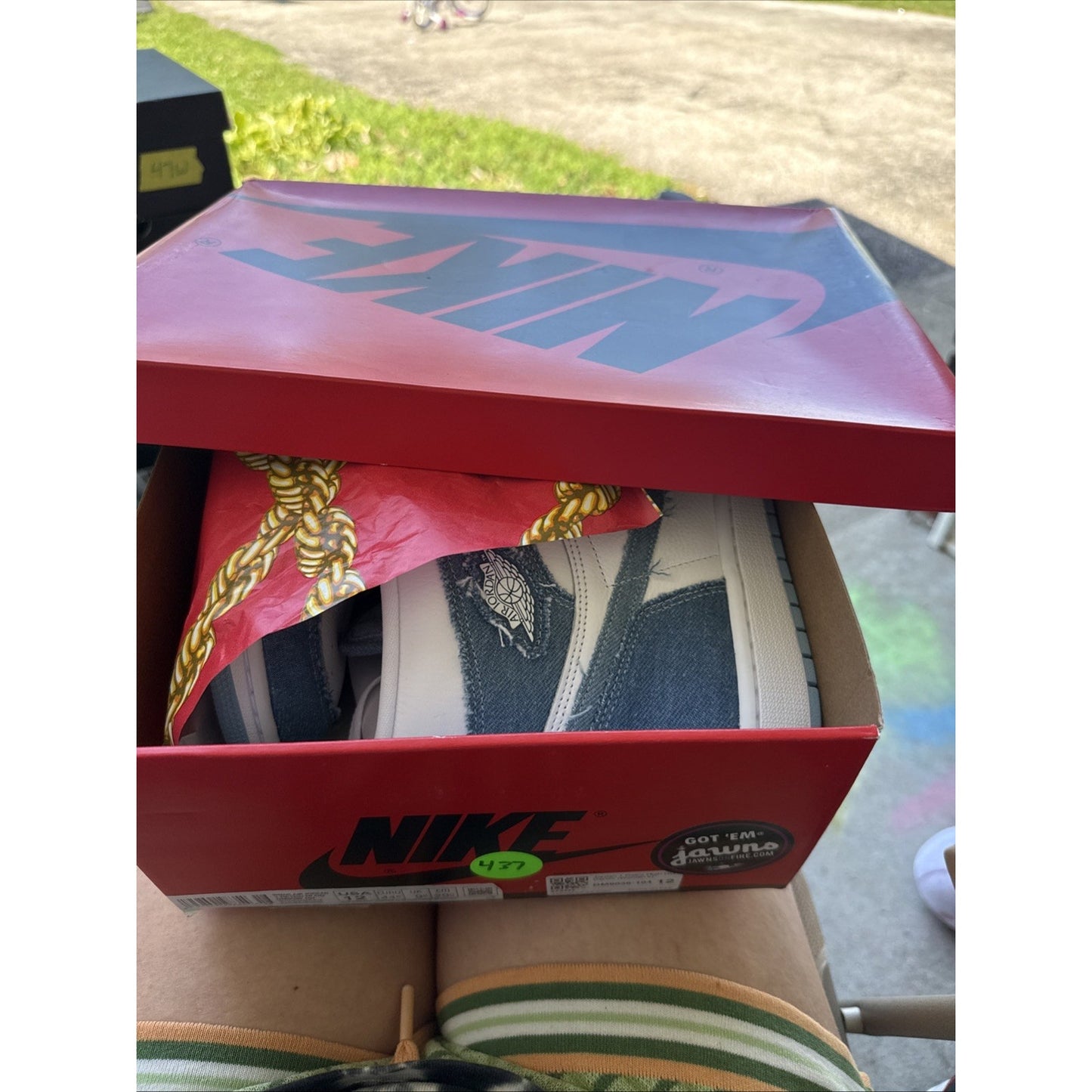 Size 12 - Jordan 1 High OG Denim 2022 W